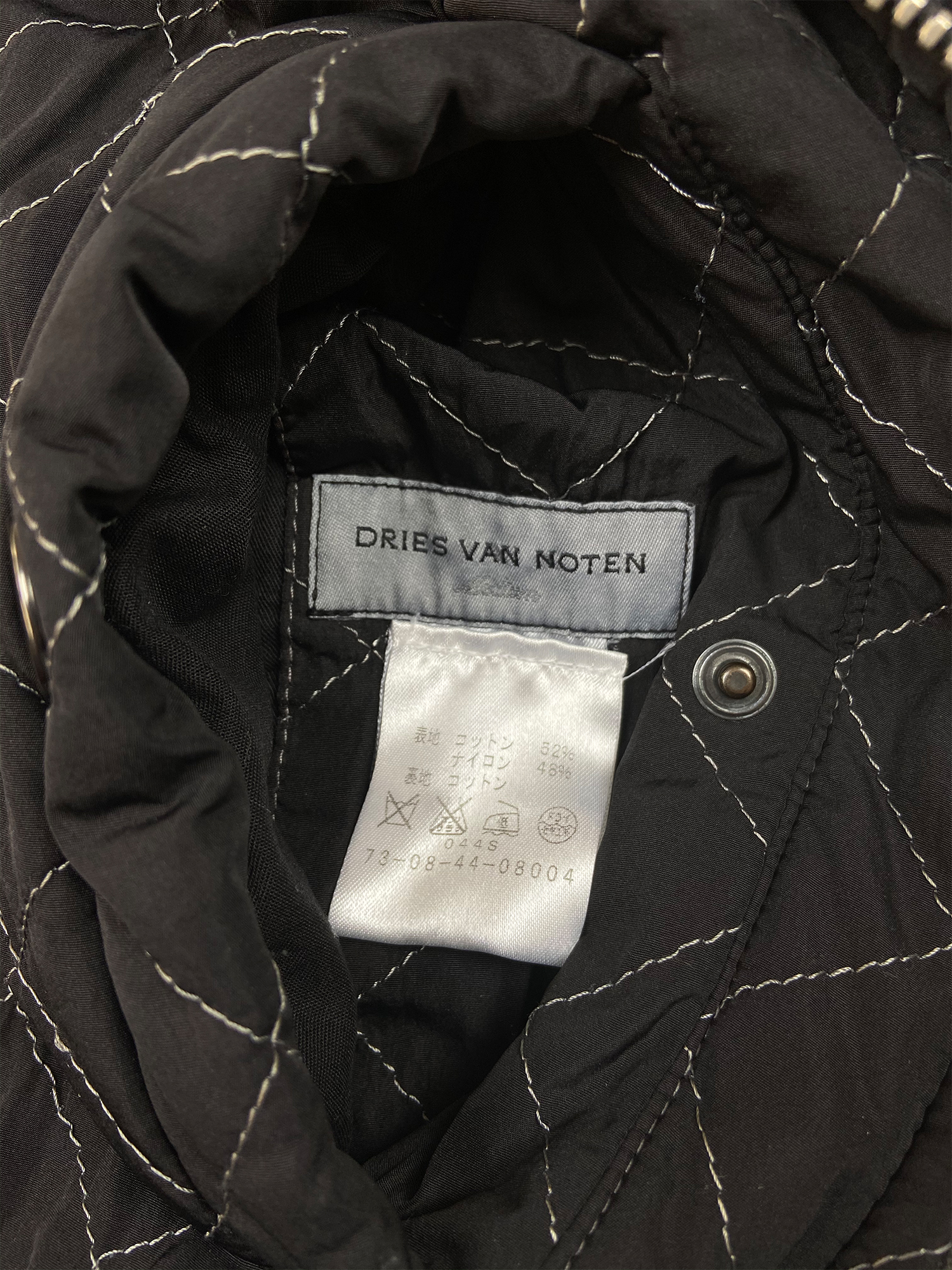 dries van noten back zip bomber