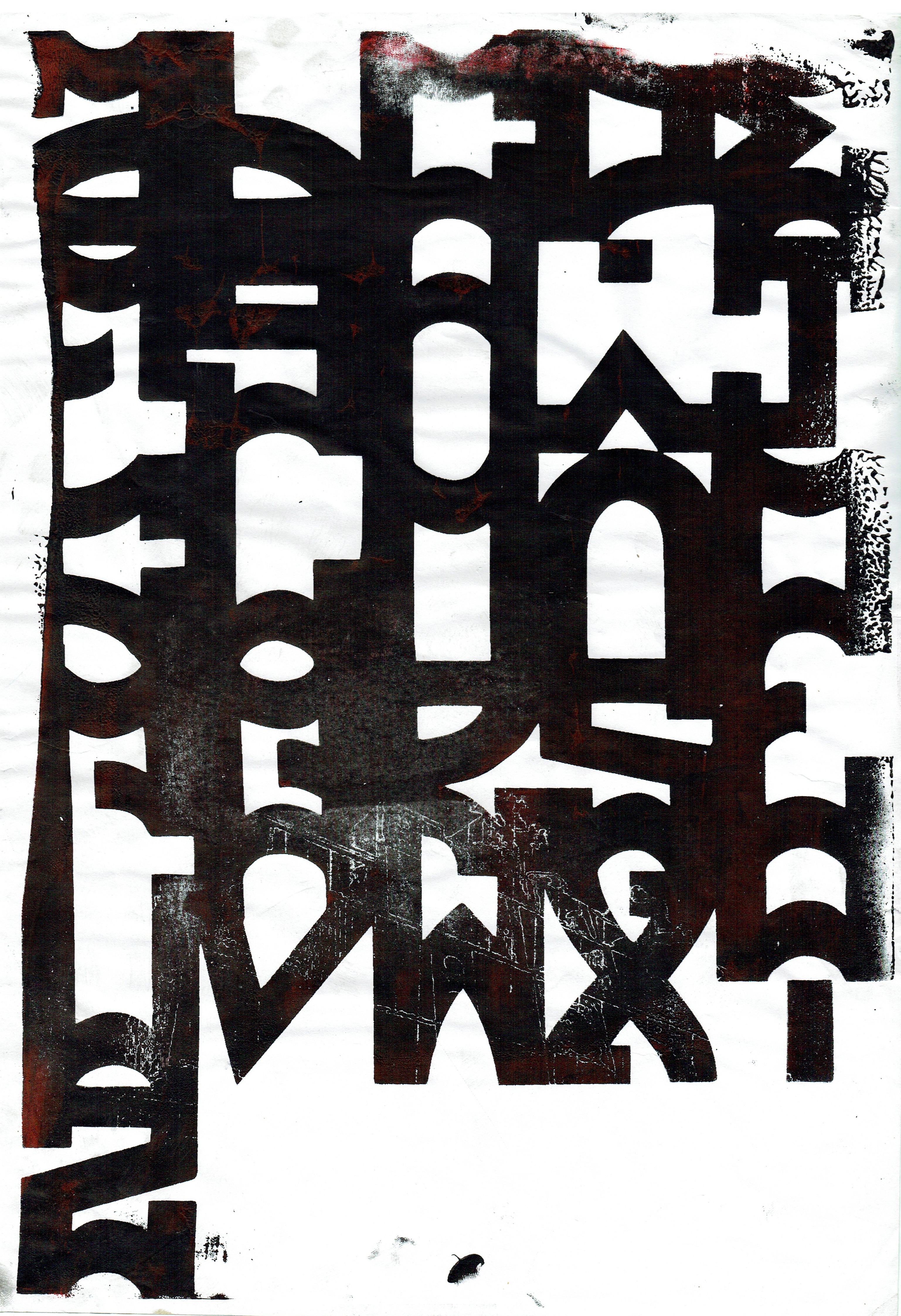 Sérigraphie "Abécédaire"