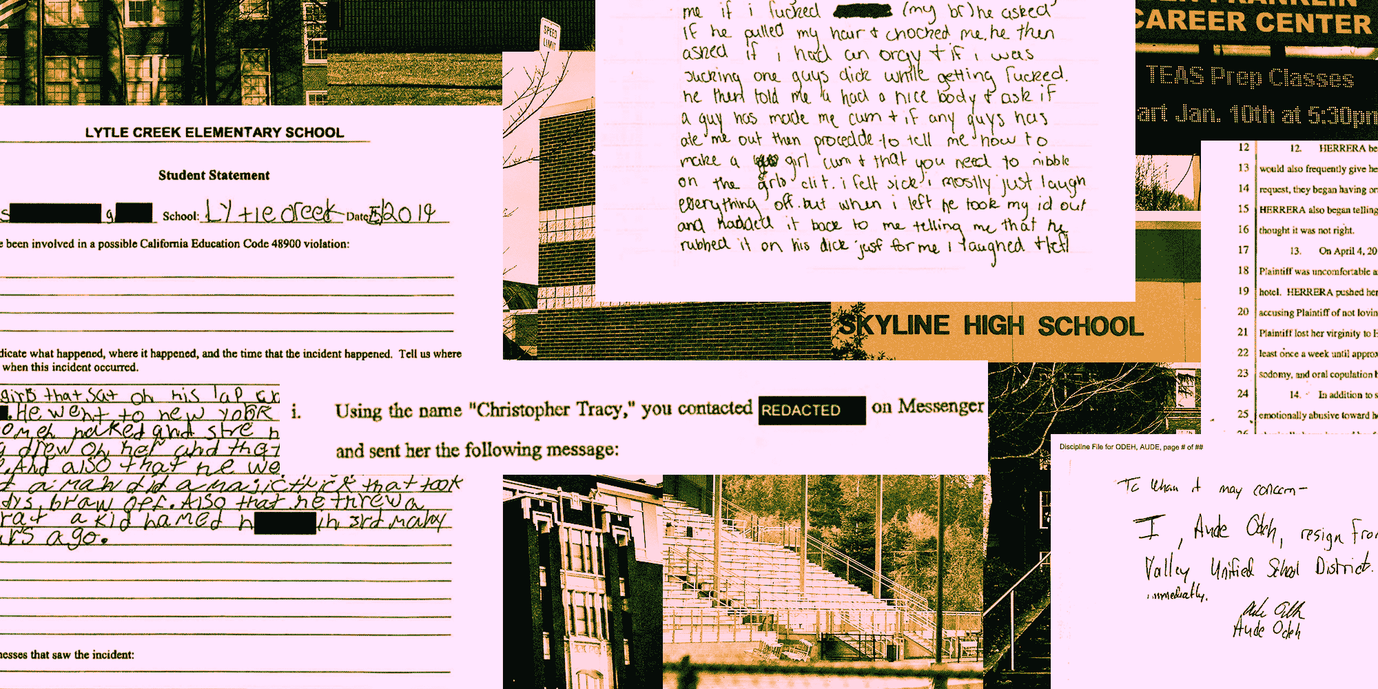 An epidemic of sexual abuse in schools