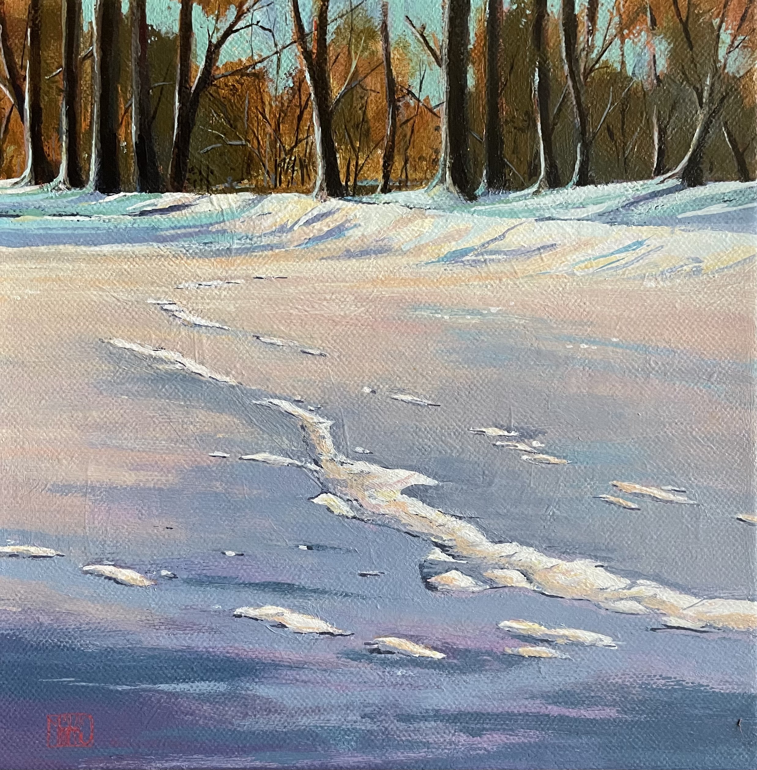 104. Mittwochsbild20×20 cmAcryl auf Leinwand2022sold