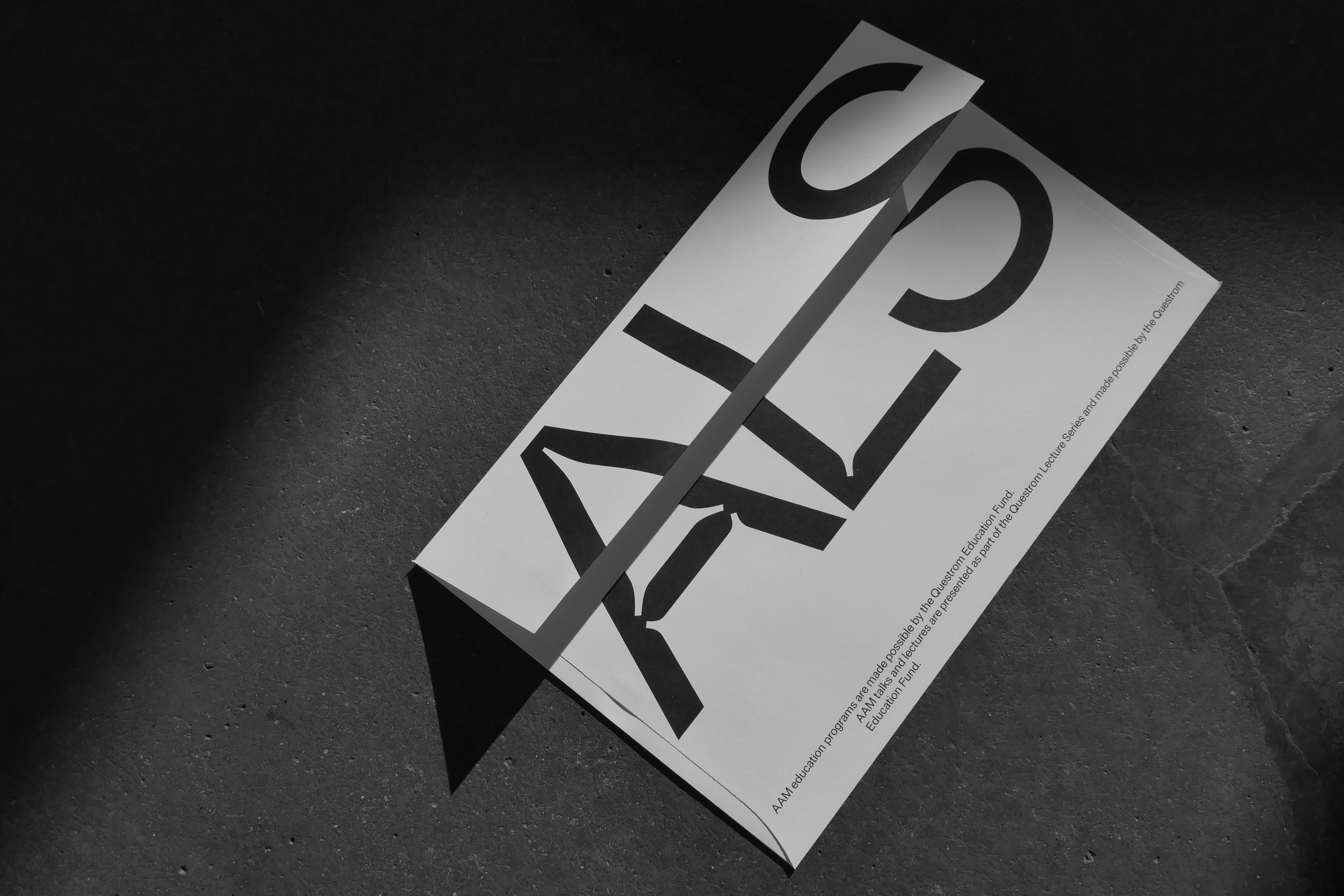 Invitation Envelope for AAM Architecture Lecture featuring Jim Olson of Olson Kundig Architects