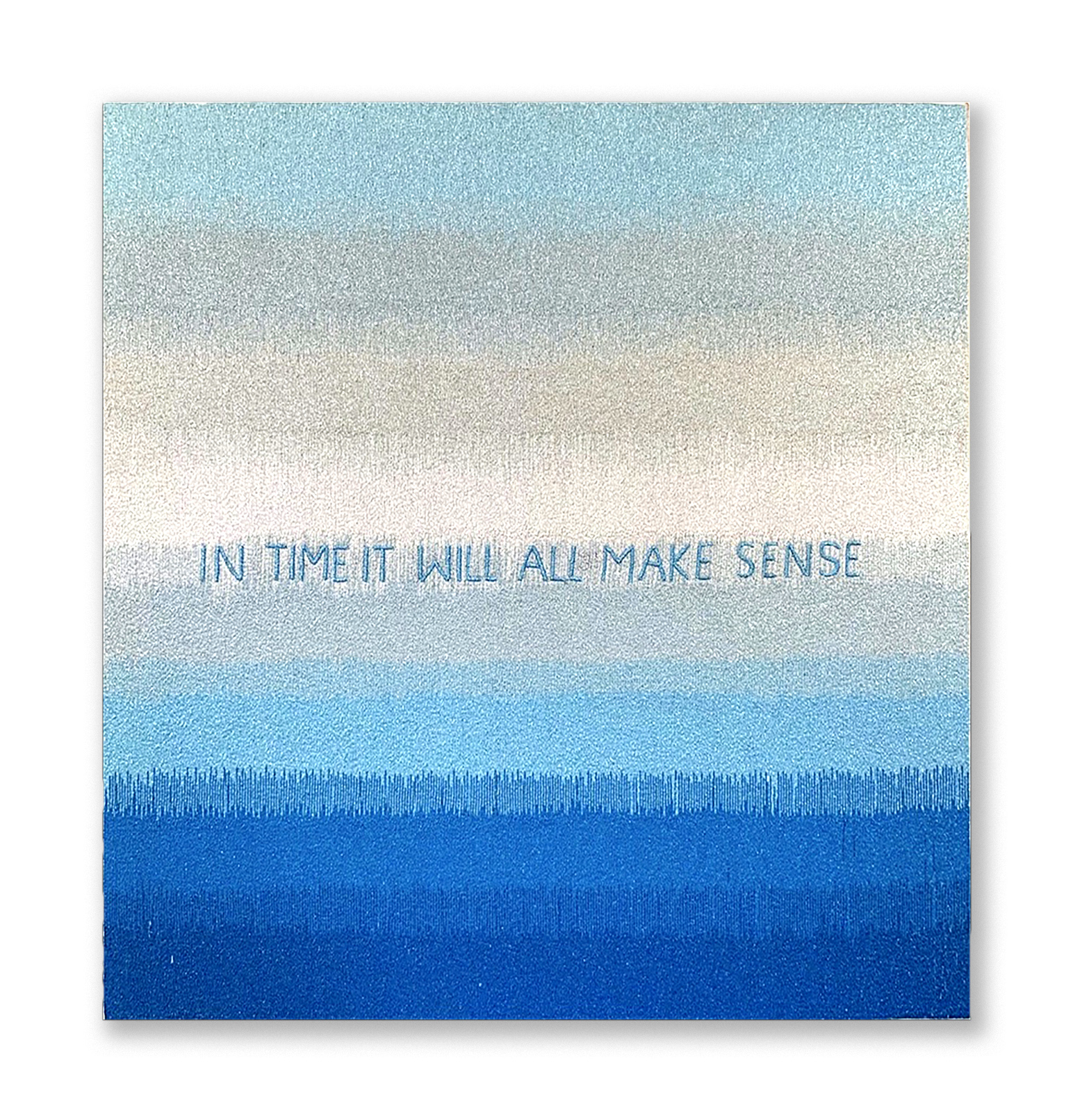  In Time It Will All Make Sense   Beads on canvas  53 x 52 Inches