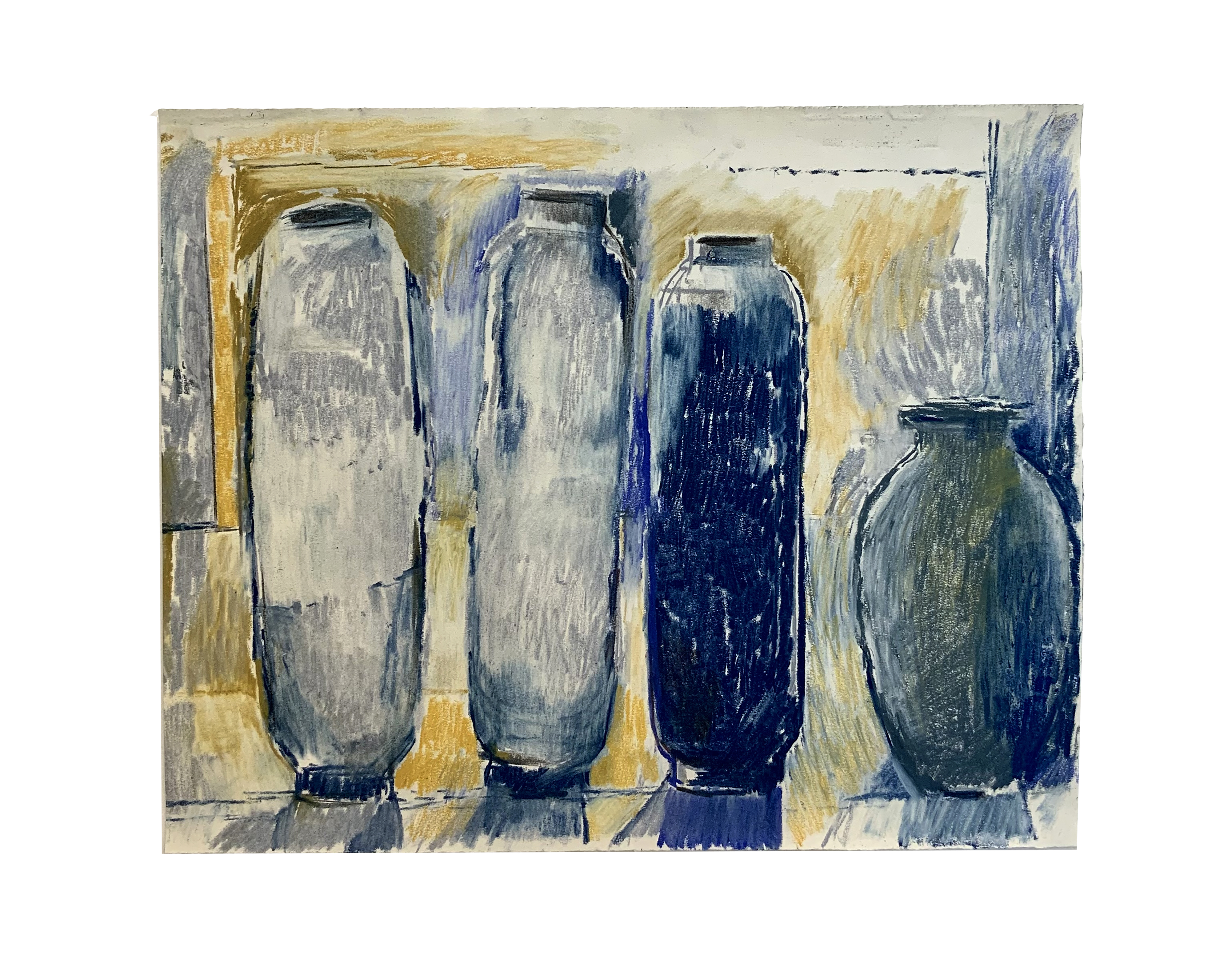 Friends | Chalk Pastel on Paper | 2023 | 40x32cm