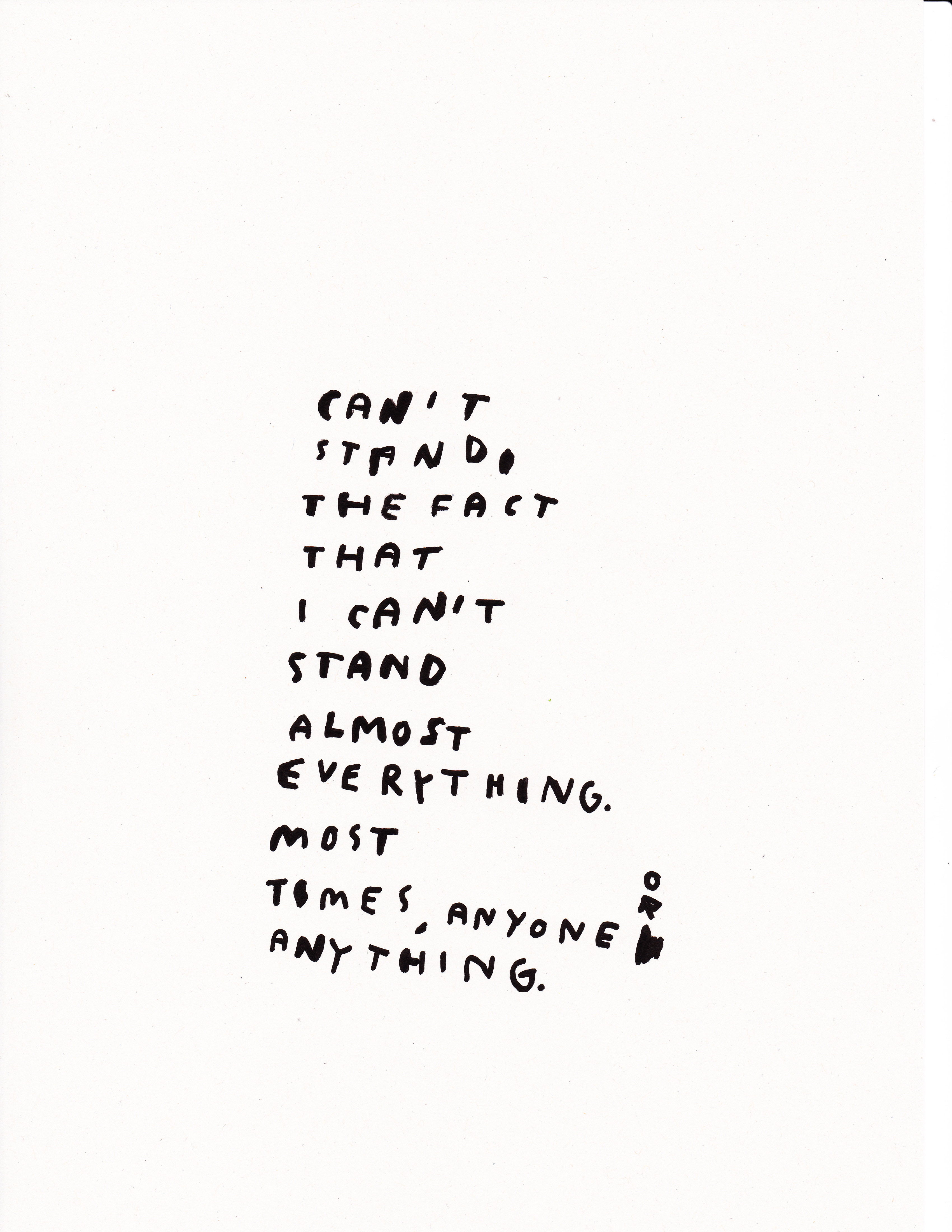 68 stupid rude drawings. 2016Ink on paper30 × 21 cm