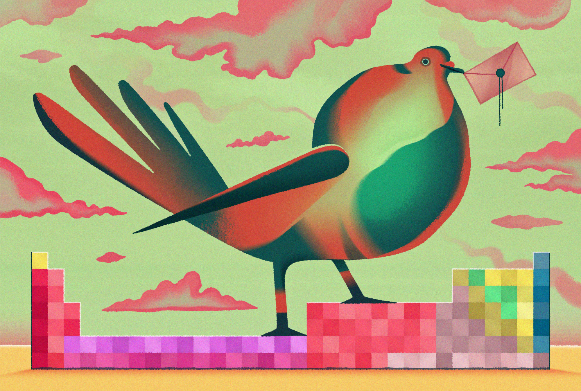 Who will receive a letter signed with a chemical element?