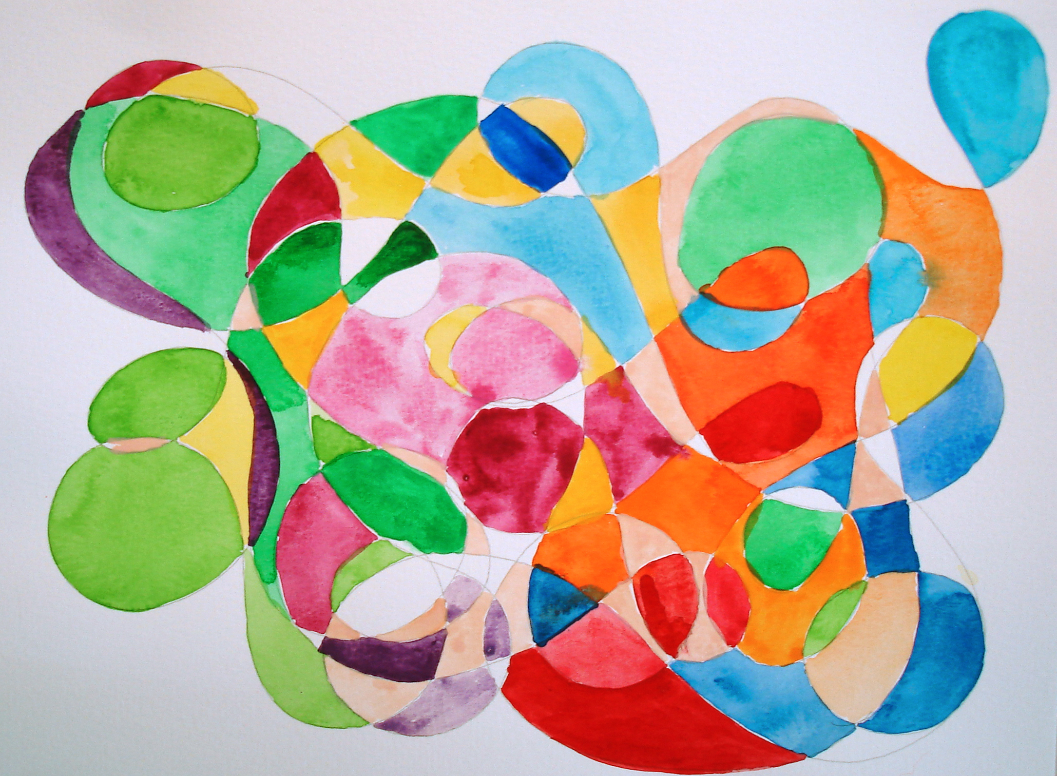 Sin título, 2007. Acuarela y lápiz sobre papel, 24 x 31,5 cm.