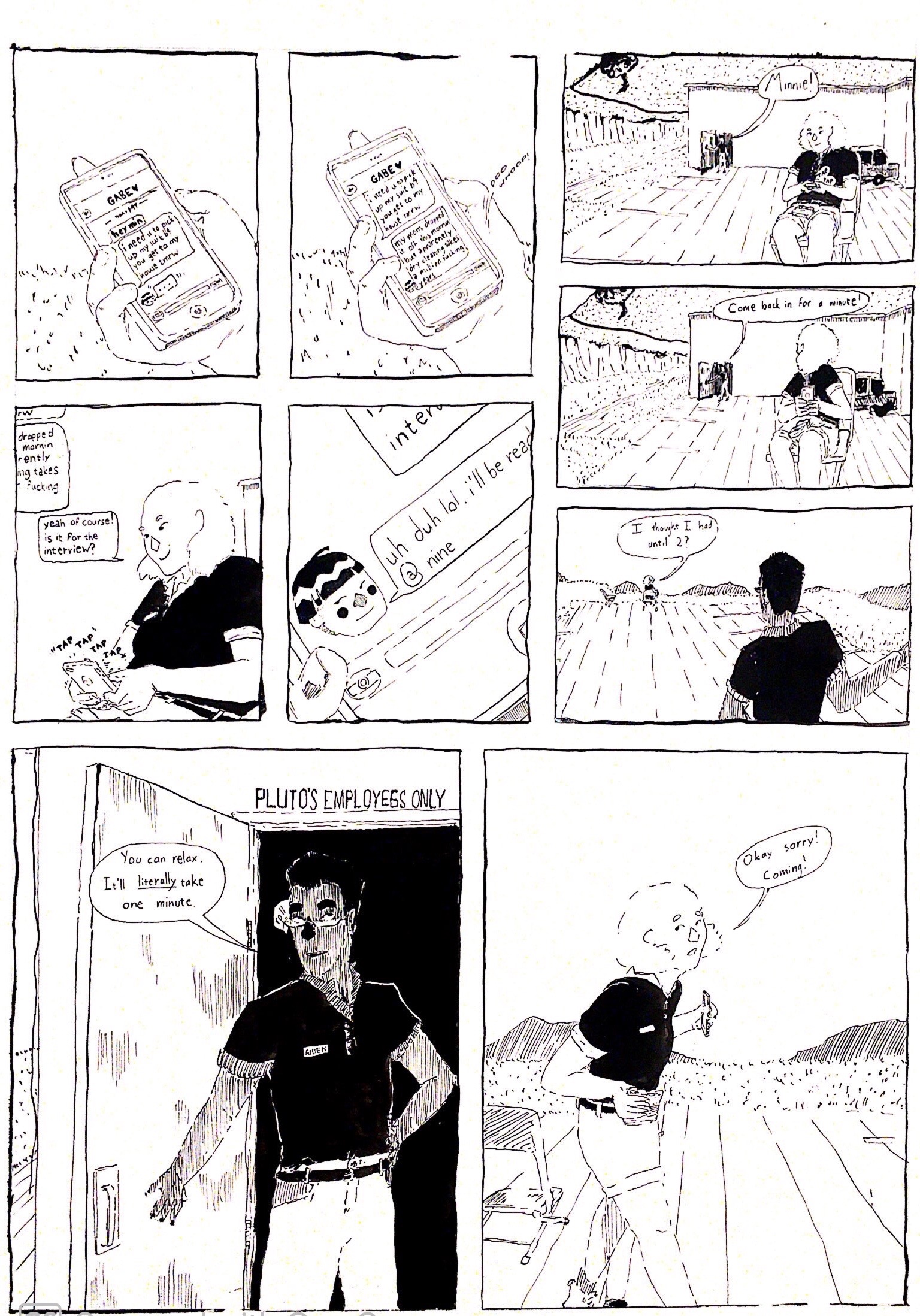 "Minnie Takes on the Cosmos (pg 2)"