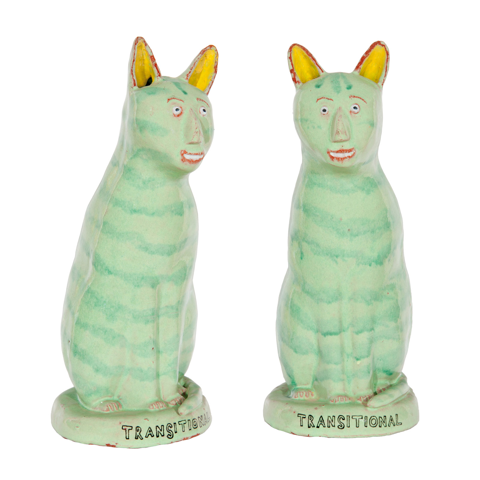 Transitional, 20.6.2008Glazed ceramic stonewareHeight 36cm each