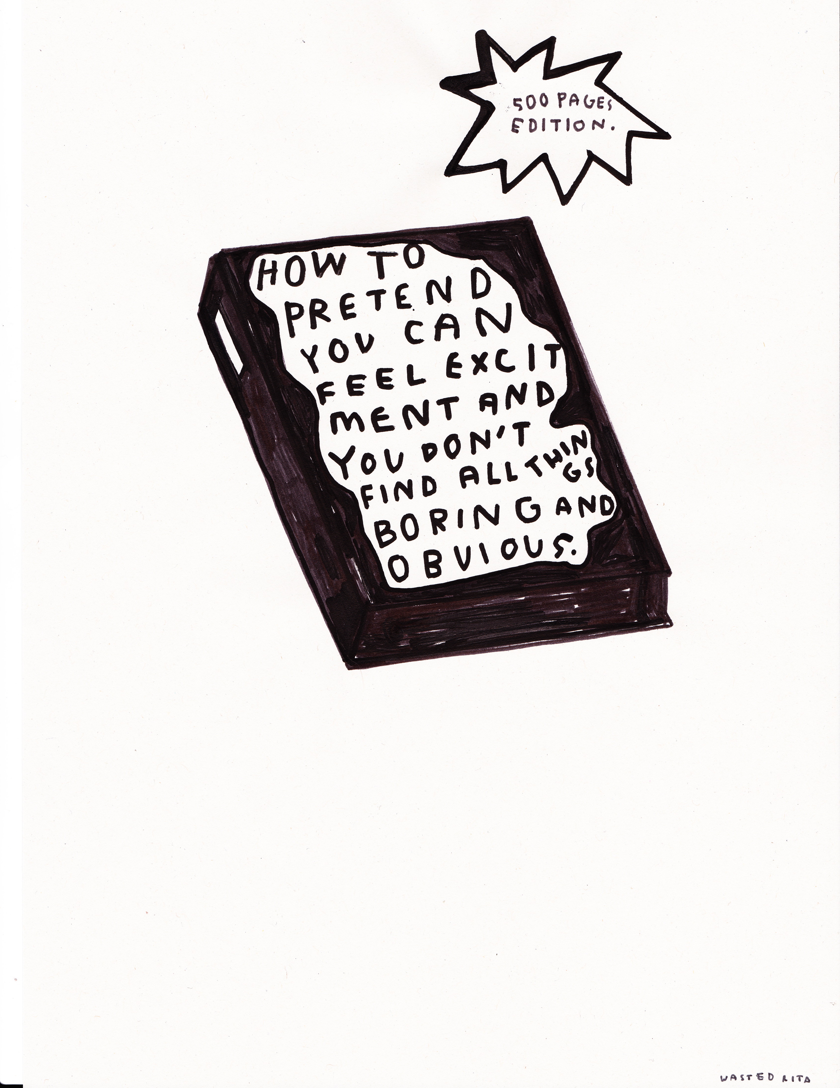 68 stupid rude drawings. 2016Ink on paper30 × 21 cm