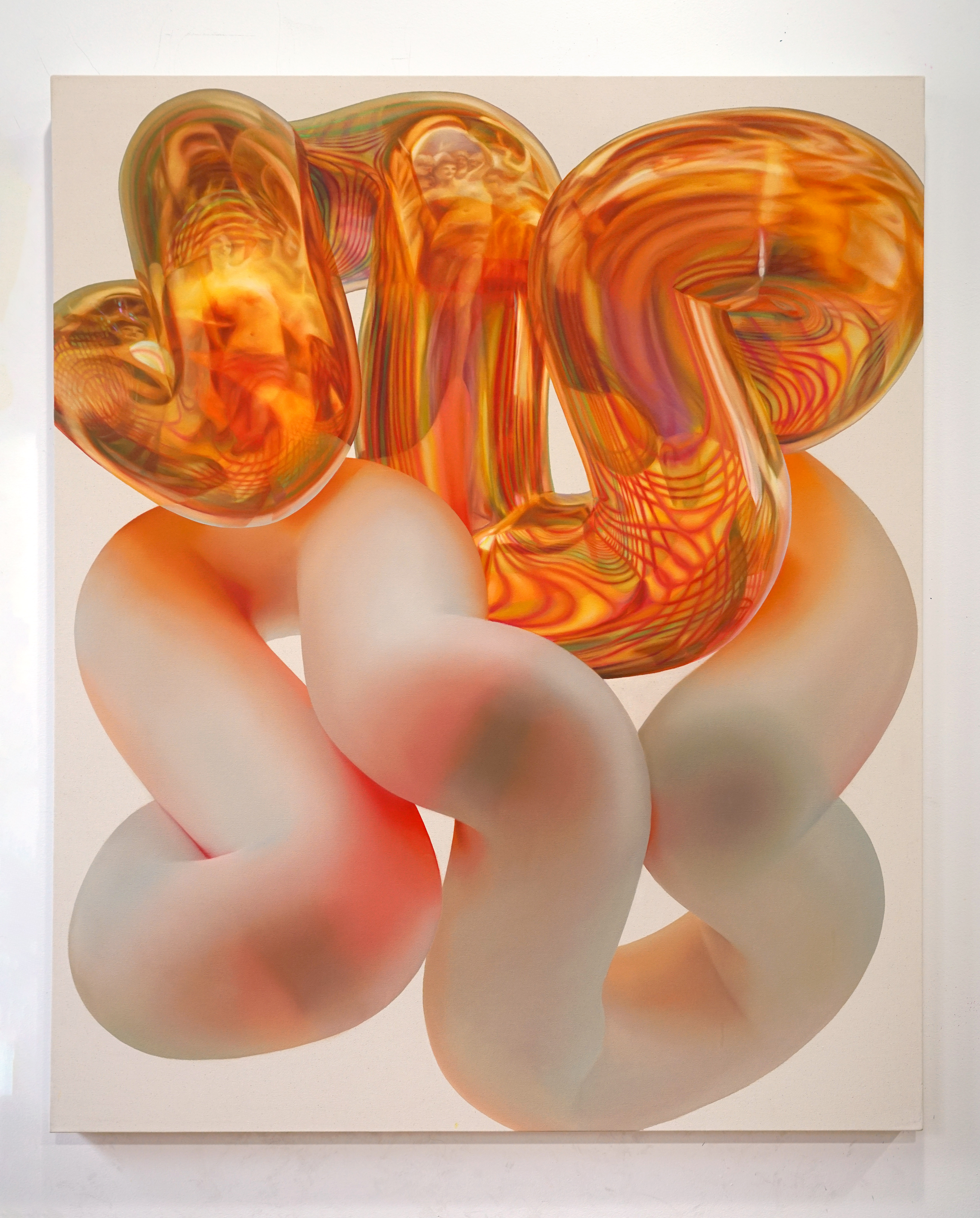 Le Guêpier,, Oil on canvas, 58" x 48", 2024