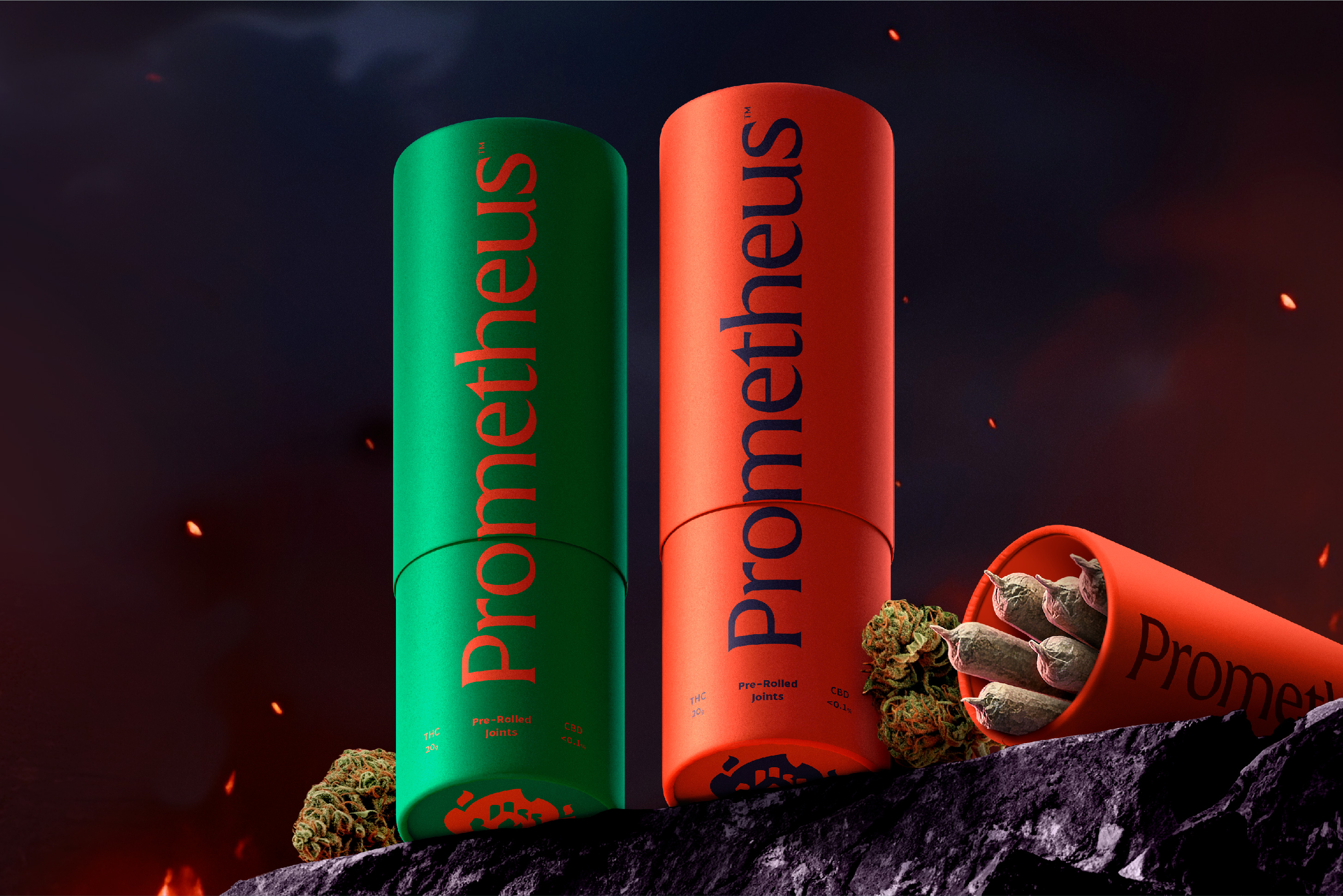 Prometheus  Logo, Brand World, Packaging, Website & Animation