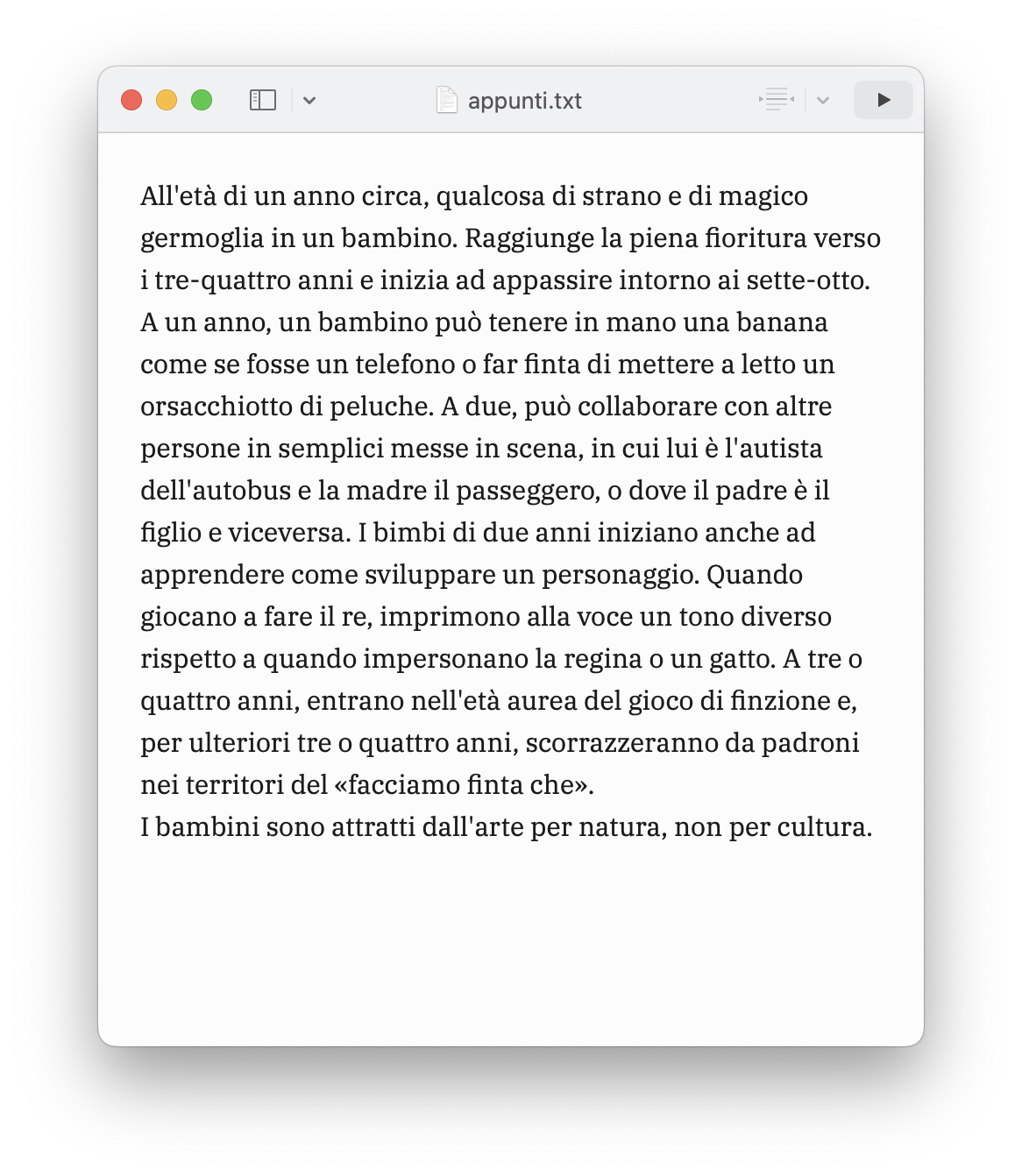 Da “L'istinto di narrare” di Jonathan Gottschall, Bollati Boringhieri #narrazione #storie #bambini #homofictus