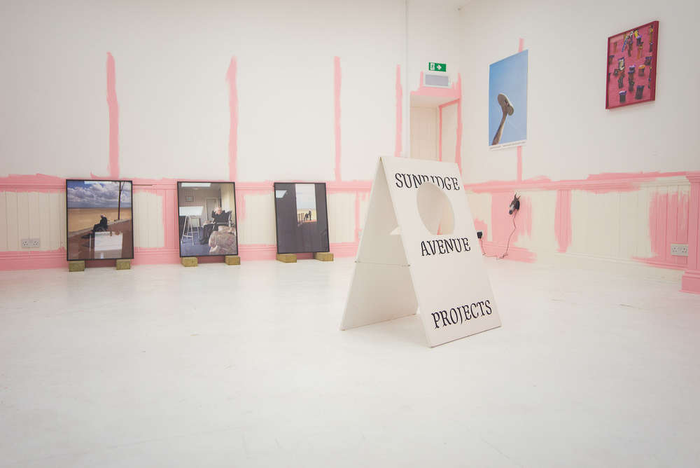 Installation view Dominic From Luton, ‘English Man Going Insane’ (2018), STOREFRONT, Luton, UK, Credit, Aleksandra Warchol