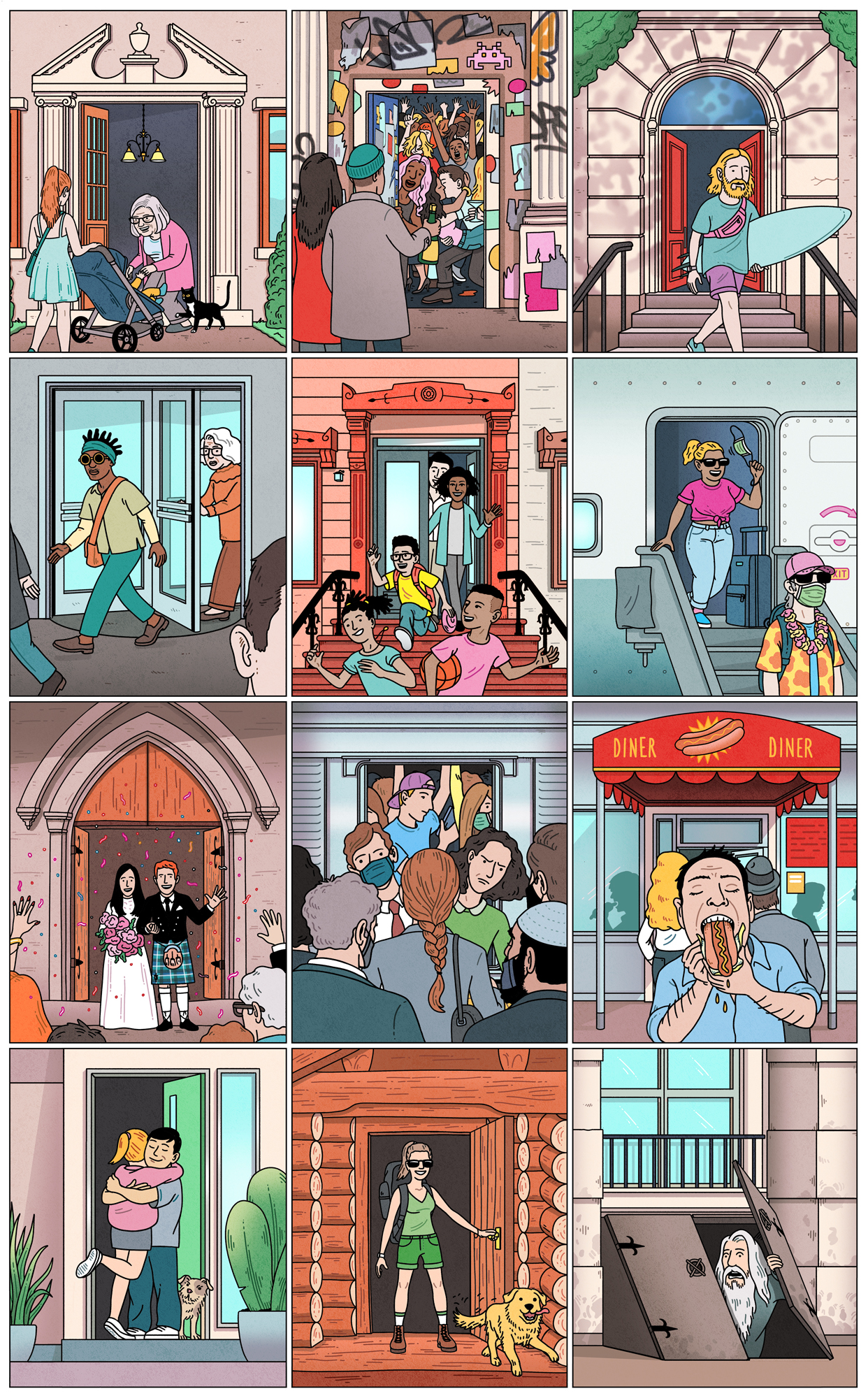 At Home for the New York Times