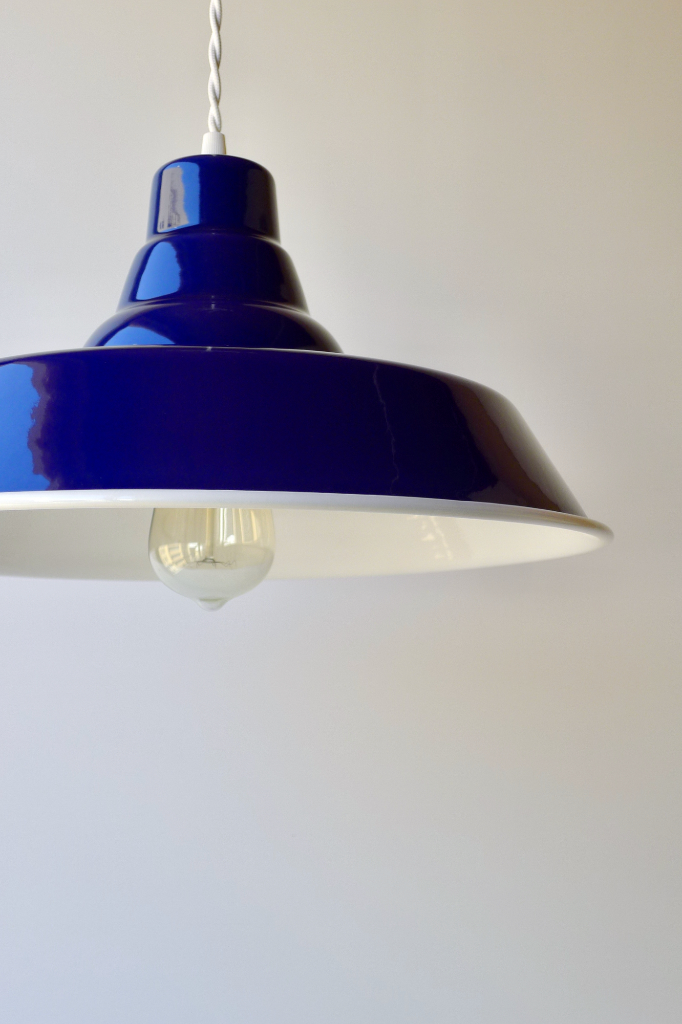 industrial in navy blue w/ white brim