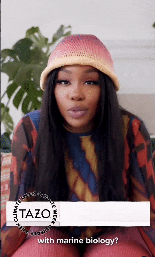 SZA x TAZO for Climate Week