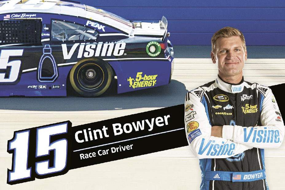CLINT BOWYER x VISINE