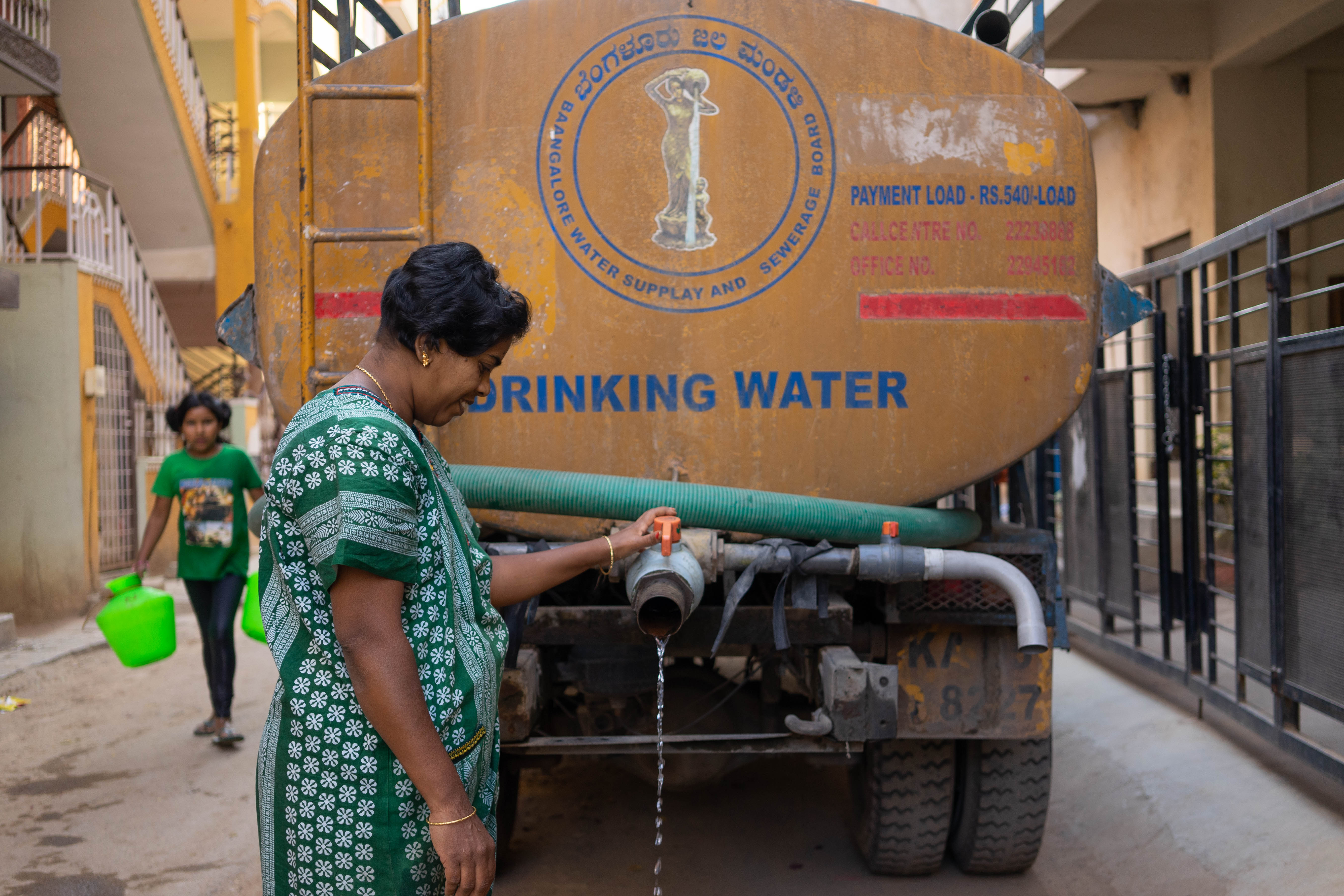 In March 2018 multiple news outlets ran stories about Bangalore, a southern city of India, being the next major metro on the verge of running out of drinking water.  					 Government officials noted that “peripheral” areas of the city” are dependent on tankers for drinking water, and these tankers get their supply from borewells that are increasing in depth.  					 The reality is that central resident and business rely on tankers, and have already learned to live tank to tank.