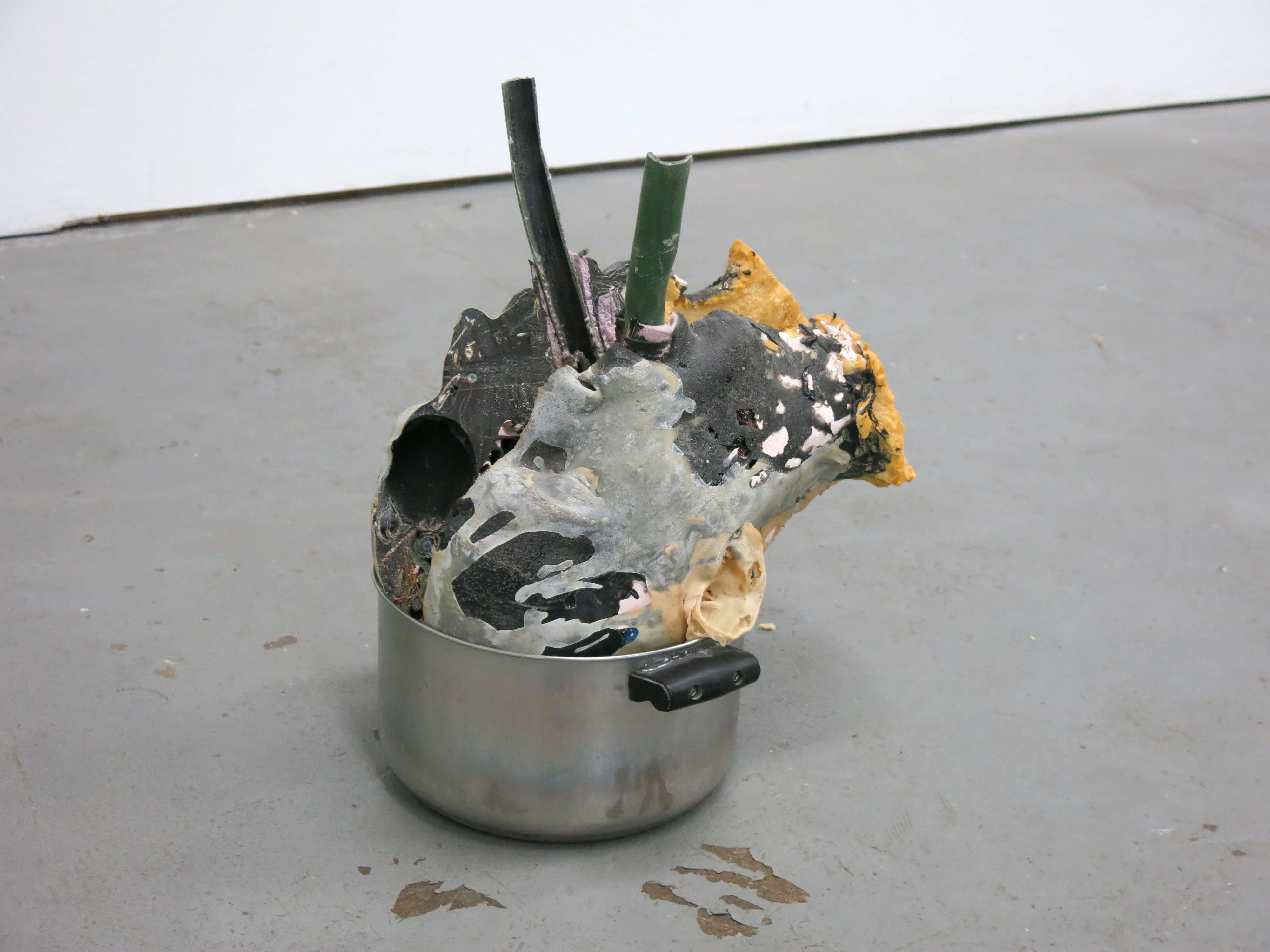 Matt Savitsky, Sawed Head. Mixed Media, 2016