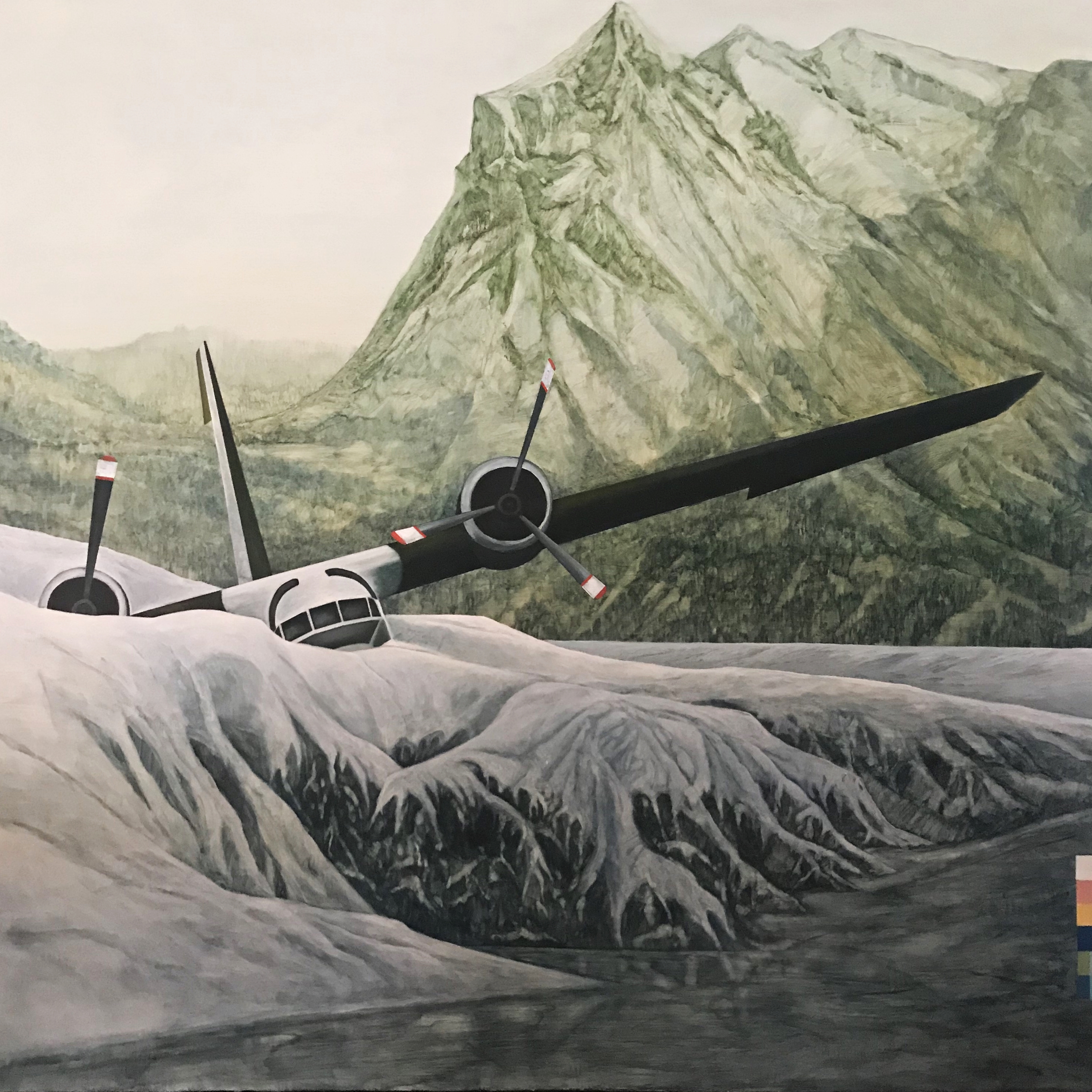 DESERTED | 2019 | oil on canvas | 150 x 150 cm