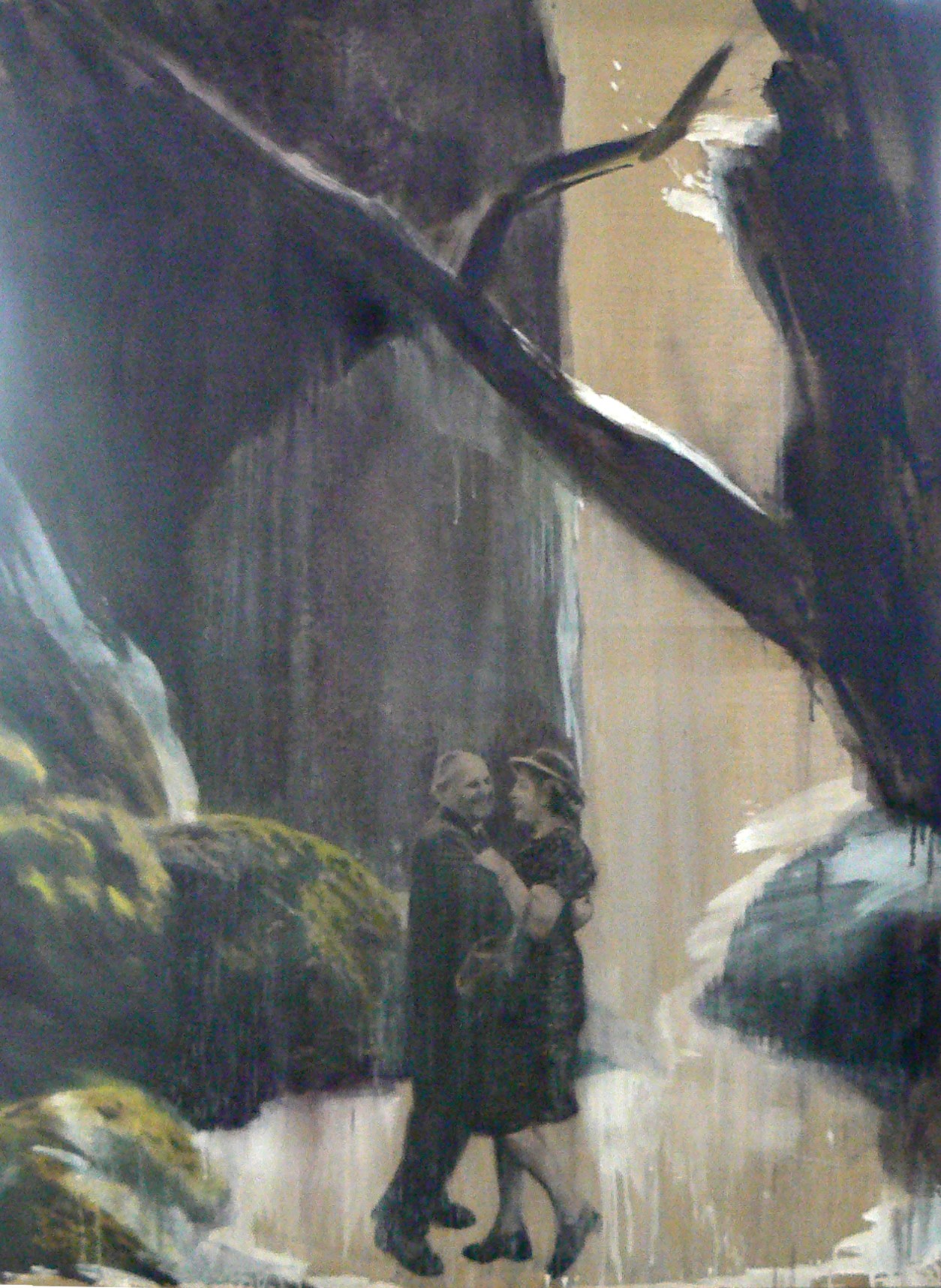 2009 — „HertaM“ — 230x190 — Öl auf Naturleinen/Oil on Canvas