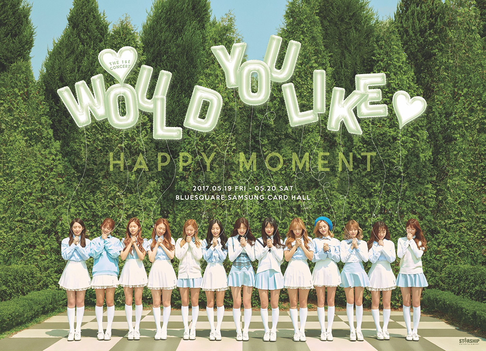 WJSN 1st Concert ‘WOULD YOU LIKE ︎ HAPPY MOMENT’ Poster — Rehugme Designlab