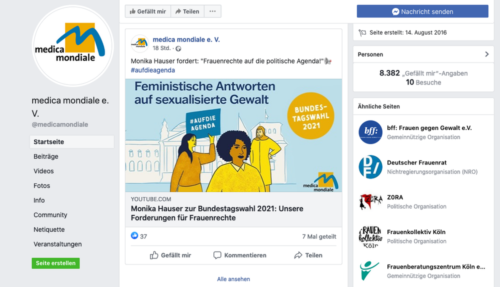 Illustration/Keyvisual »Feministische Antworten auf sexualisierte Gewalt«