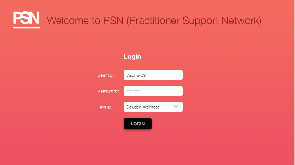 Re-imagining PSN (Practitioner Support Network) by leveraging  Conversational UI Design (Concept) - Ashwini Garde