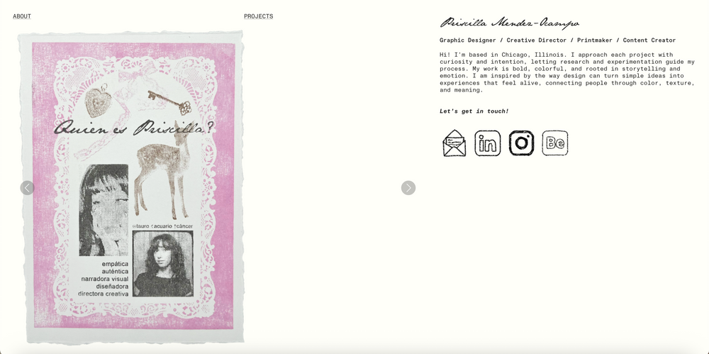 Projects — Priscilla Mendez-Ocampo