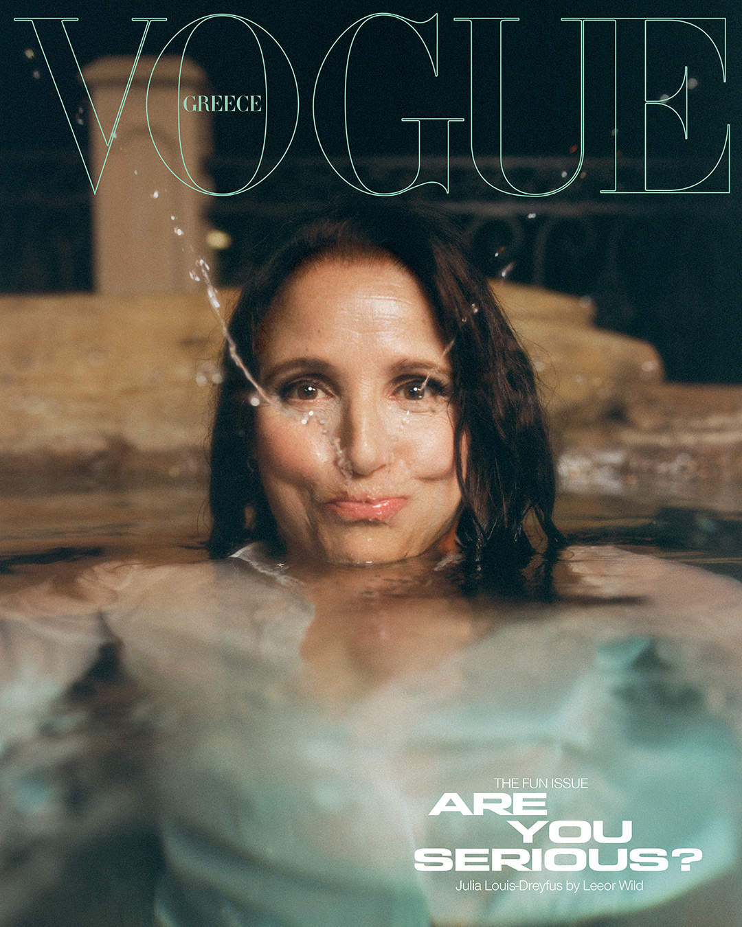JULIA LOUIS-DREYFUS for VOGUE GREECE JANUARY 2022 COVER