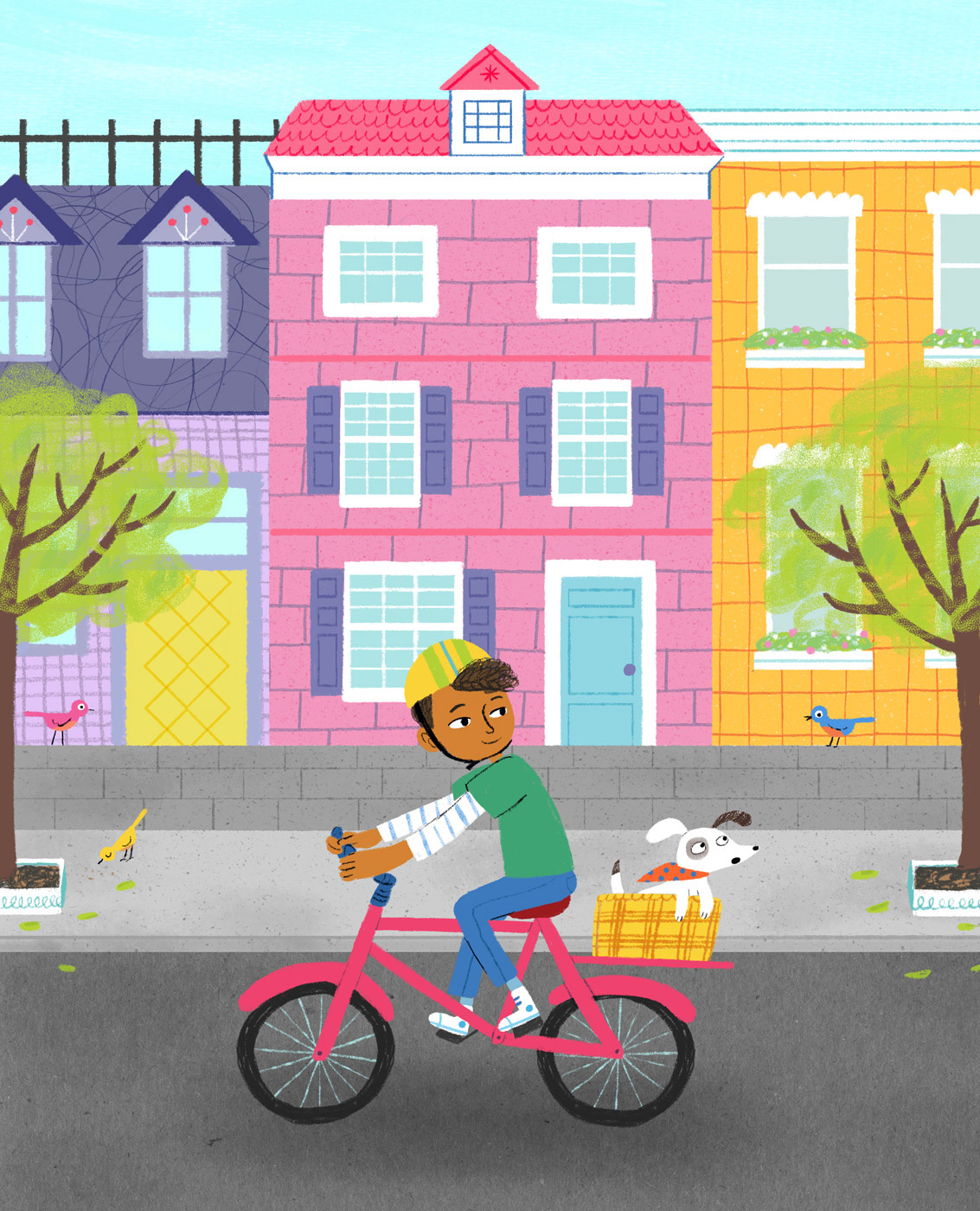 Brownstone Bicycle — Katie Turner Illustration