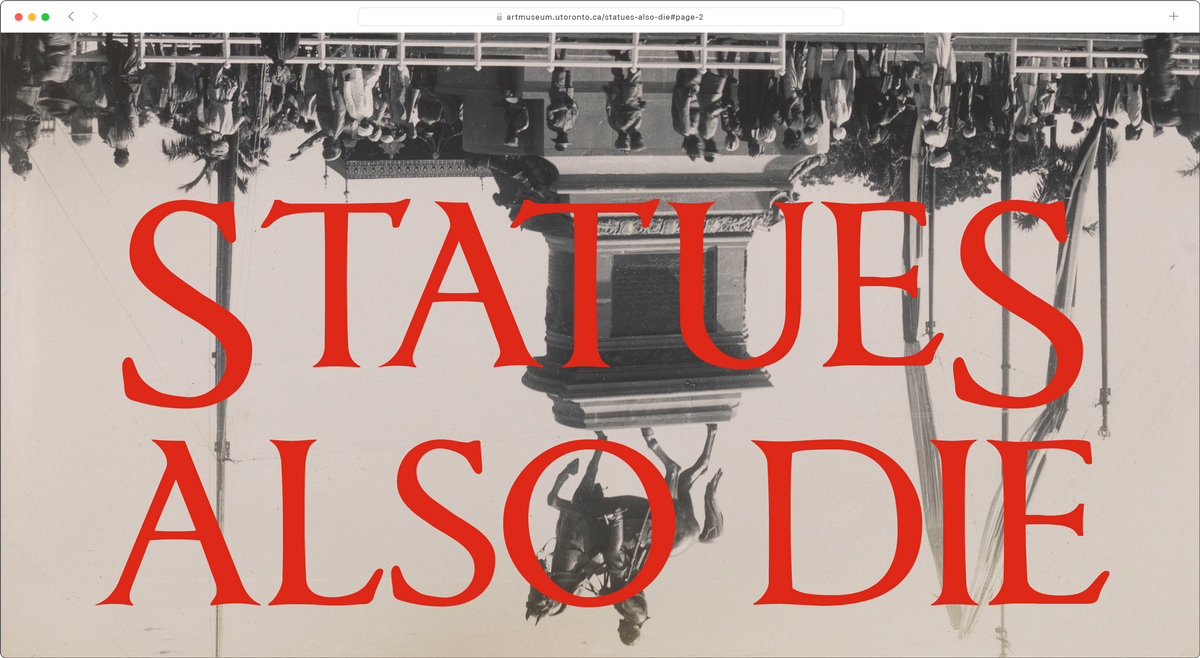 Statues Also Die — Studio Wombling