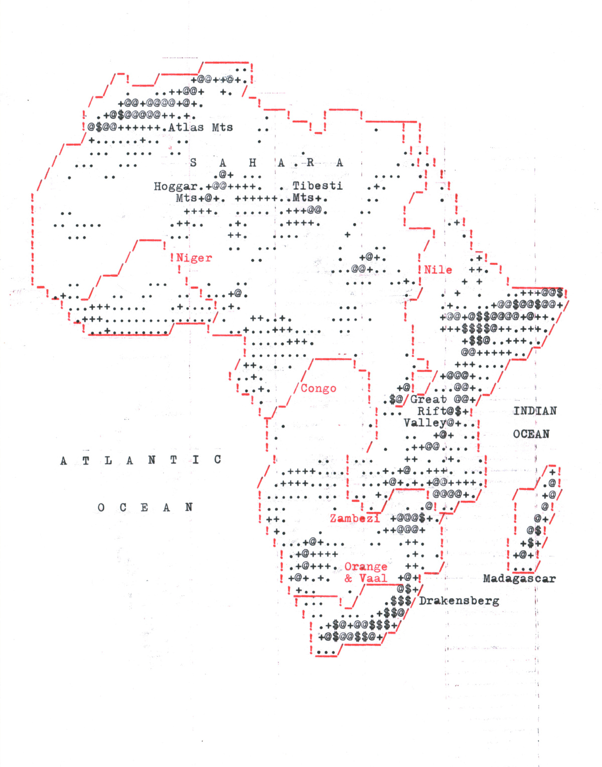 Typewriter Maps — somethingaboutmaps
