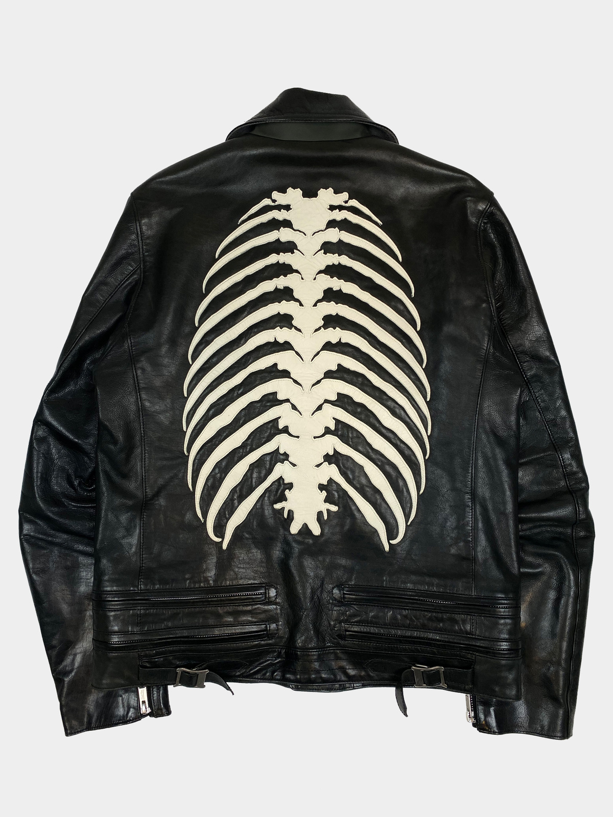 UNDERCOVER A/W13 Anatomicouture Ribcage Leather Jacket — ARCHIVED