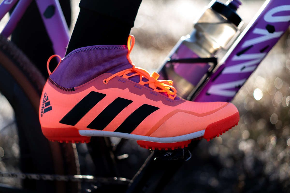 Adidas The Gravel Cycling Beam Orange Semi Pulse Purple GX1665 Bike store shoes 11