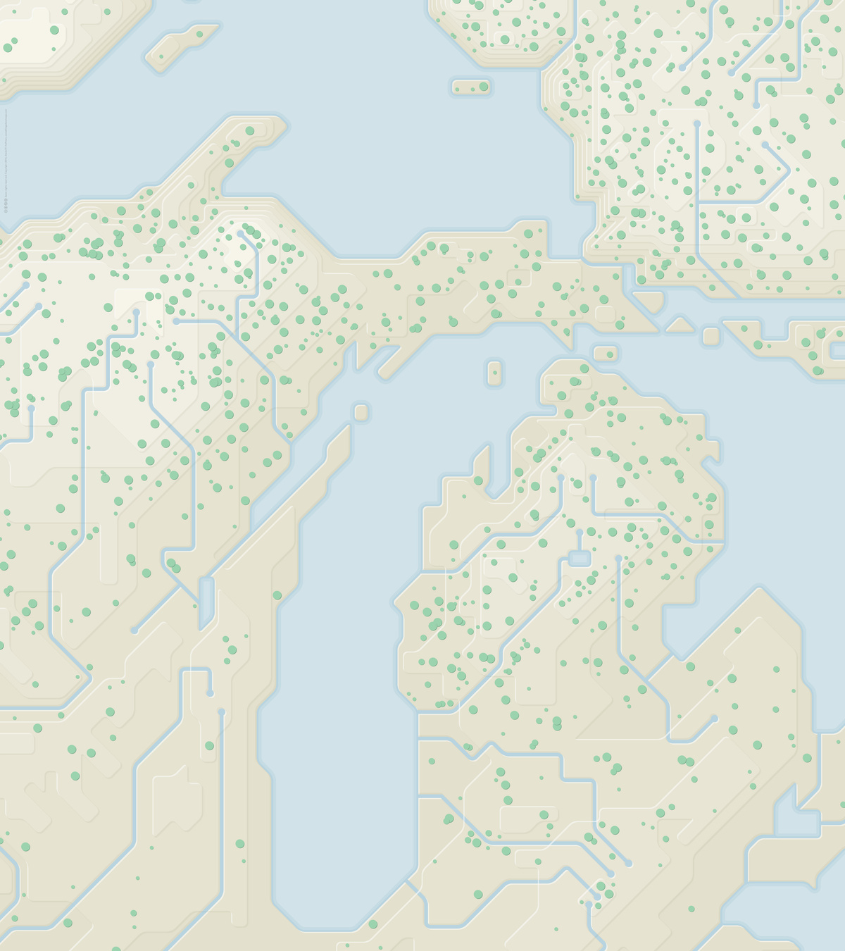 Michigan Natural Modernism Somethingaboutmaps   Tagged Draft 