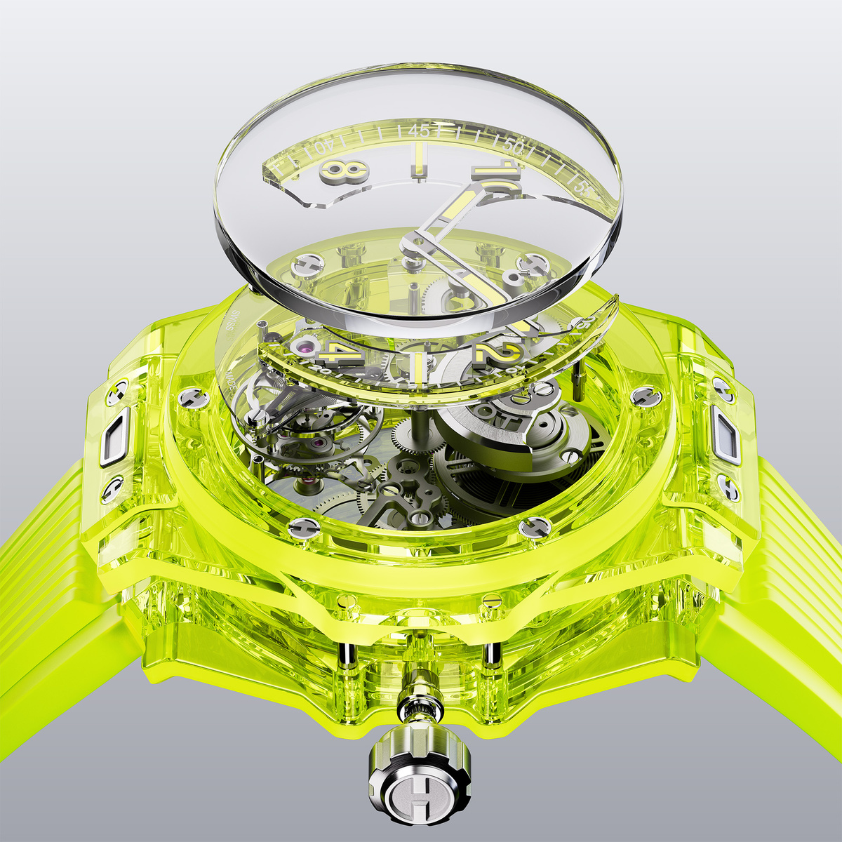 【新品】 ヘトロジェニティ KALON Exhibition Edition Hublot | Yellow Neon - XK studio