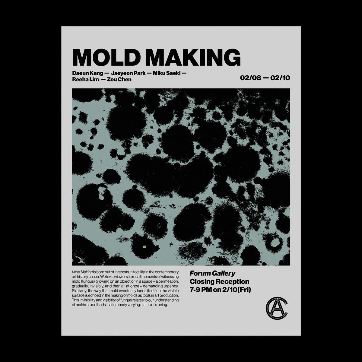 Mold Making Show Poster — masongoolsbydesign.com