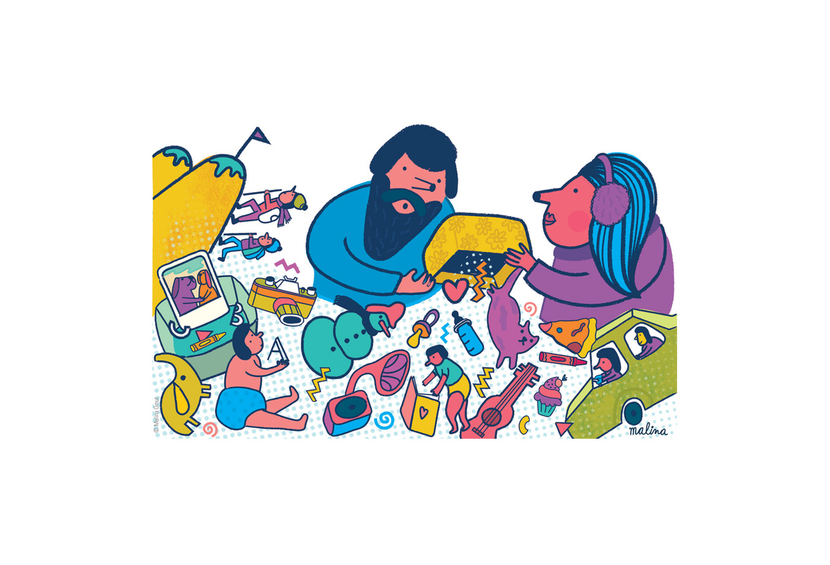 Dallas Child Magazine-Traditions-illustration-Malina Omut — malinaomut.com