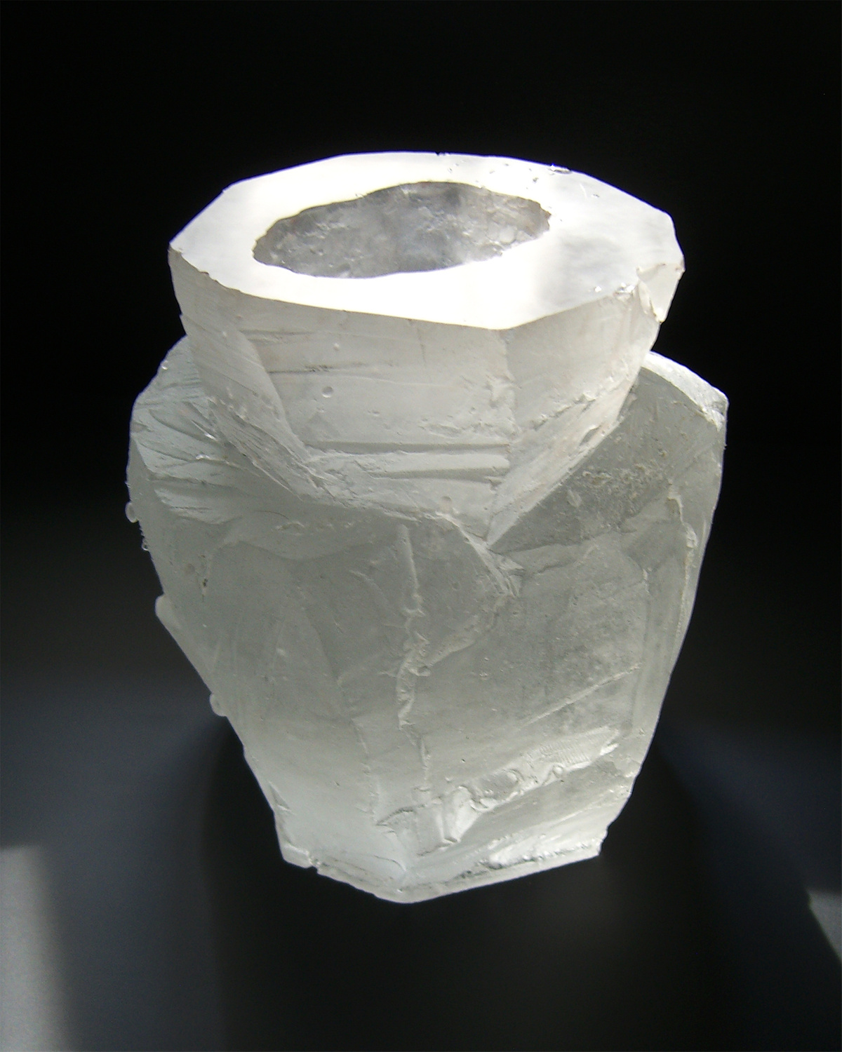 Thumbnail of rough-hewn glass vessel — ivania carpio