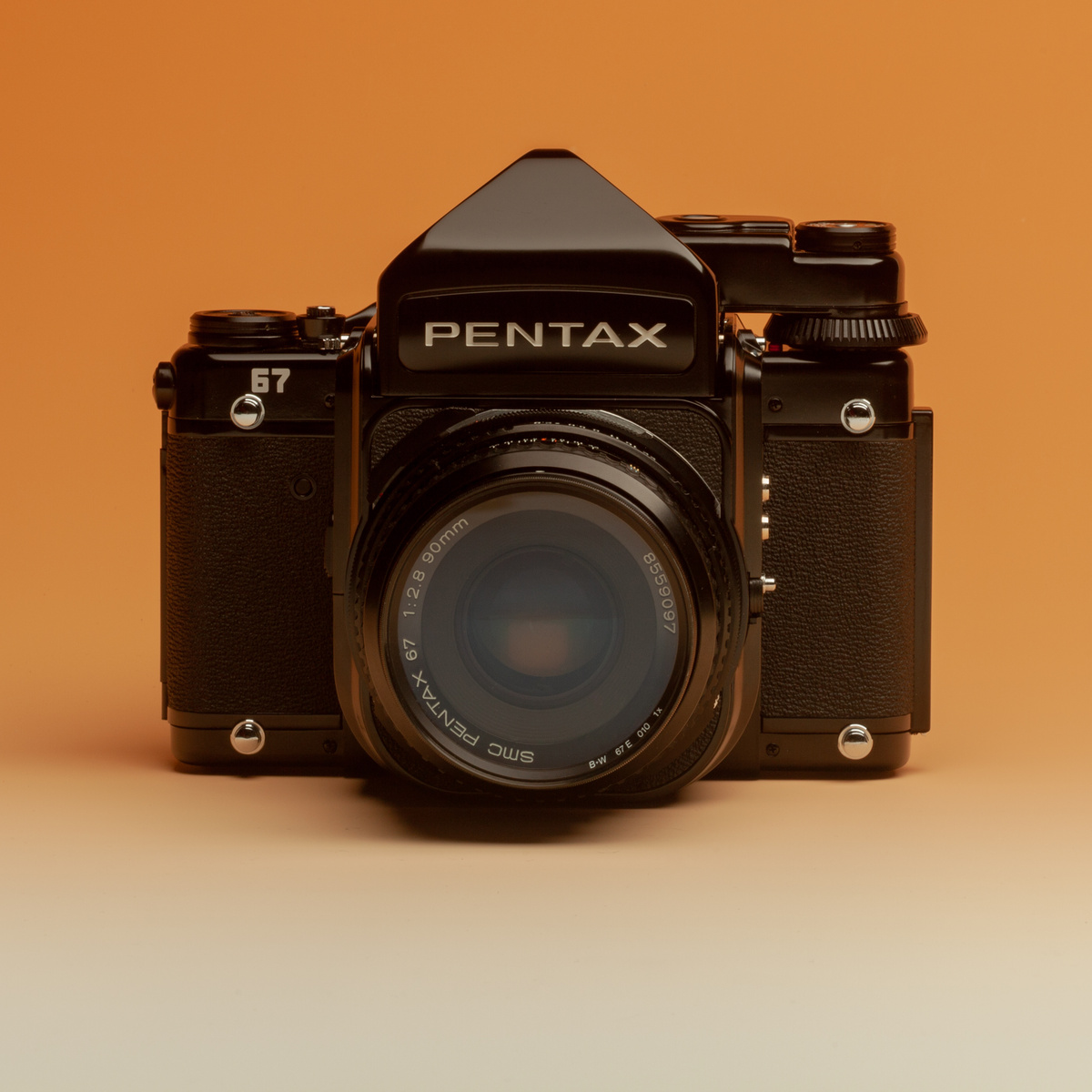 木製グリップPENTAX67 TTL 中判フィルムカメラ【ジャンク】レンズ4本ほかセット