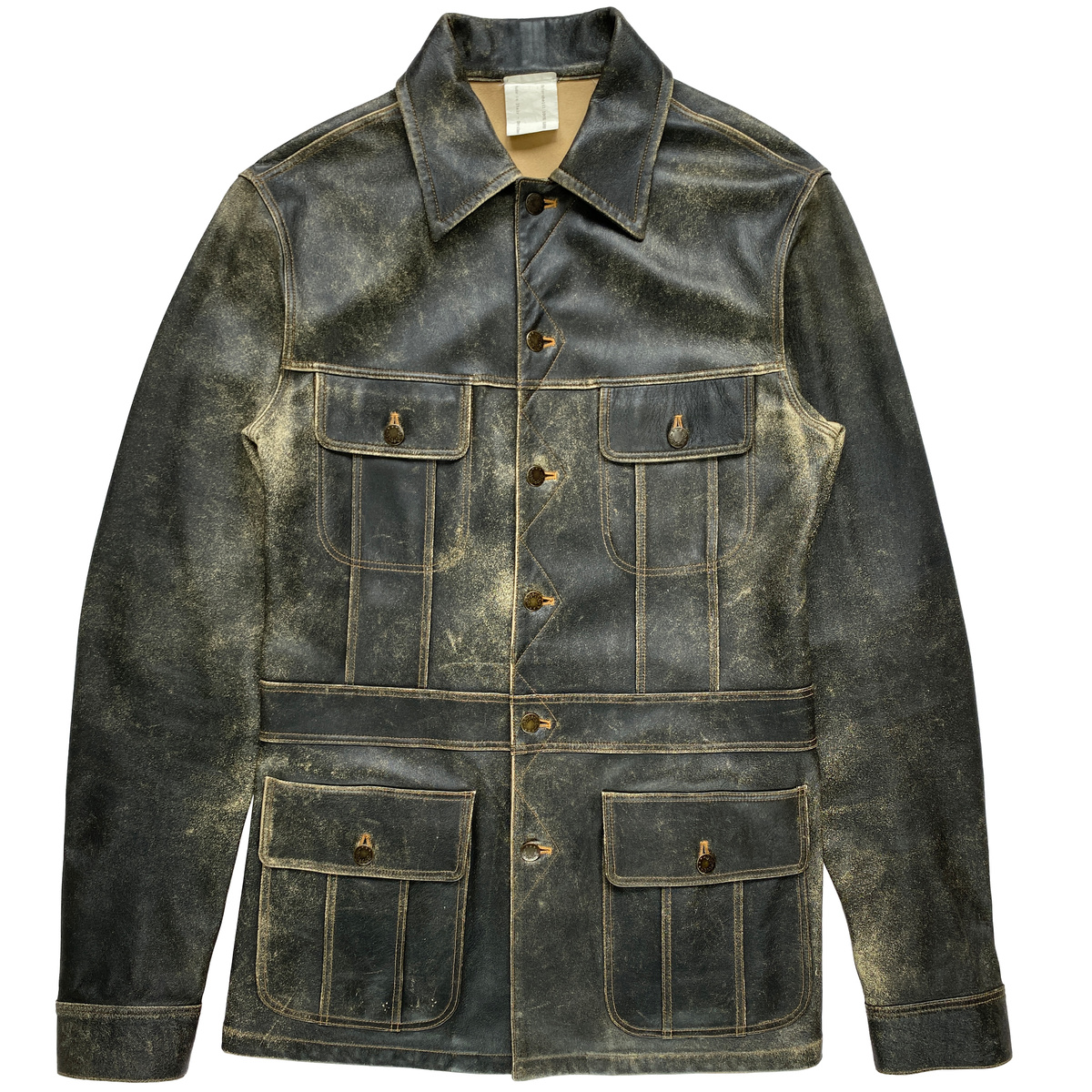 Ruffo Research by AF Vandervorst, A/W 2000 Distressed Leather