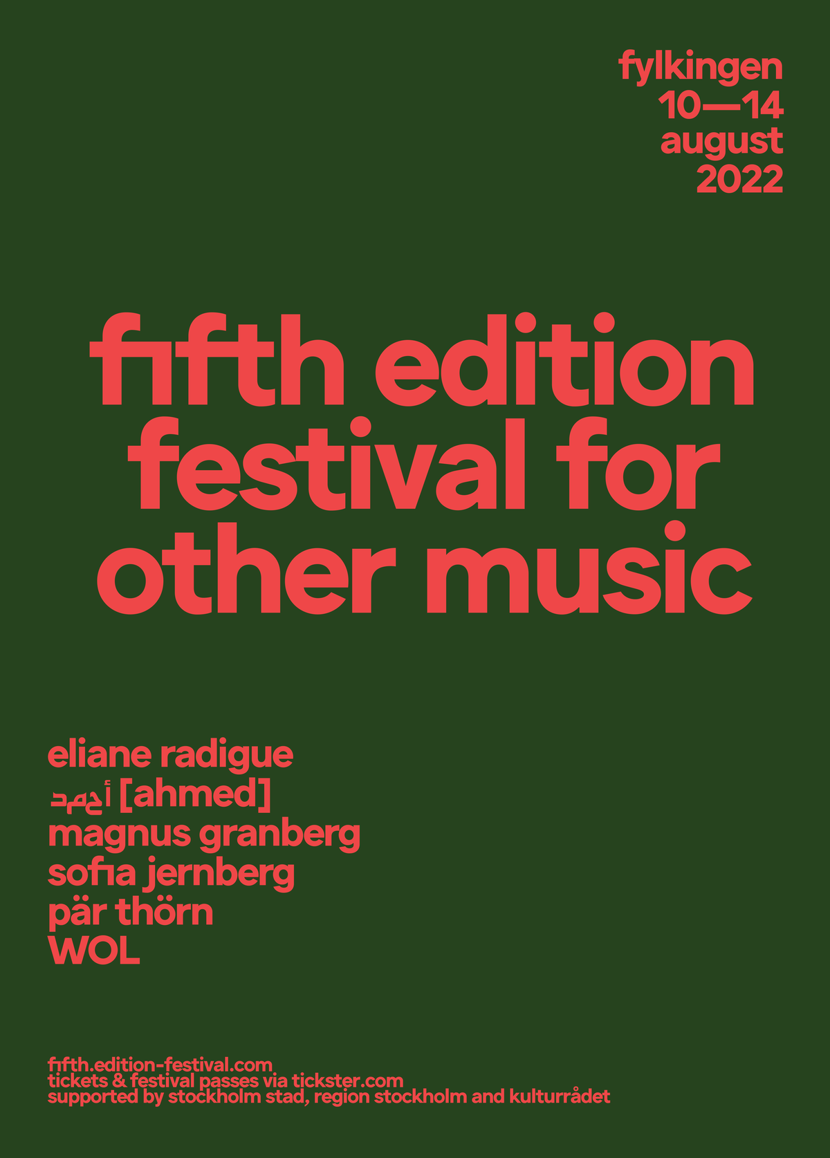 Information - Fifth Edition Festival for Other Music