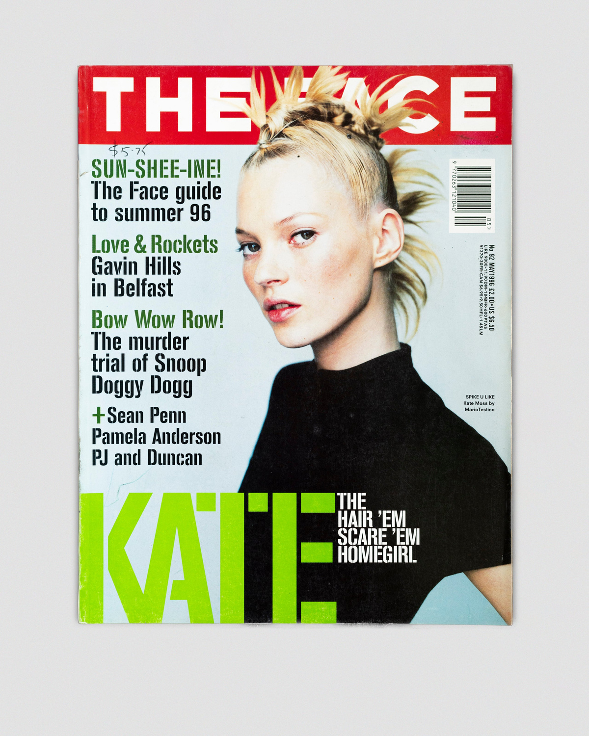 特別限定額装作品/Kate Moss face/ケイトモス/マリオ テスティーノ-