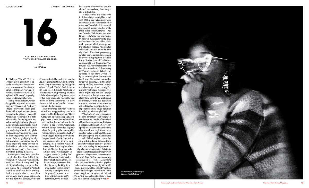 NYT Music Issue - Matt Willey