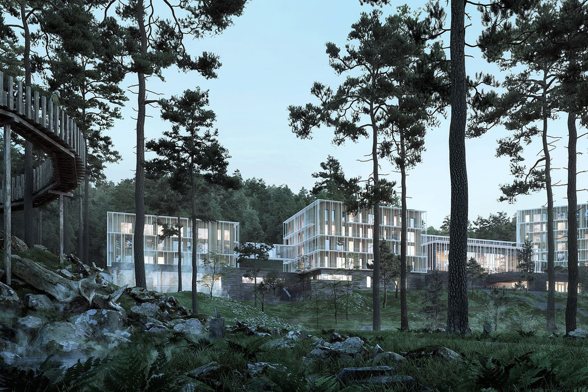 Made land. Абастумани. Абастуман. Aghobili Hotel story by Henning Larsen. Sanatorium agobili.