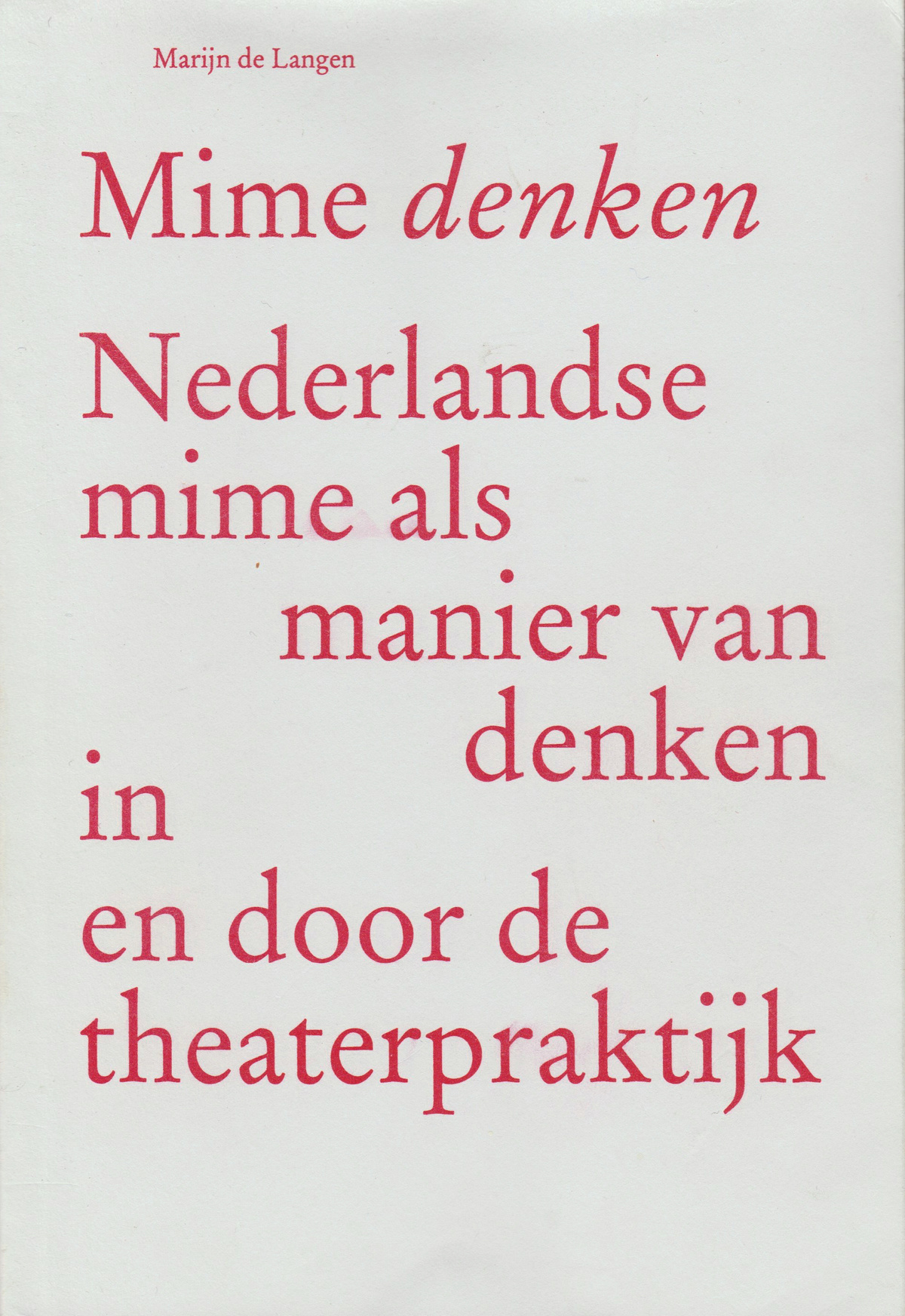 Colofon| Colophon — Mime Archieven