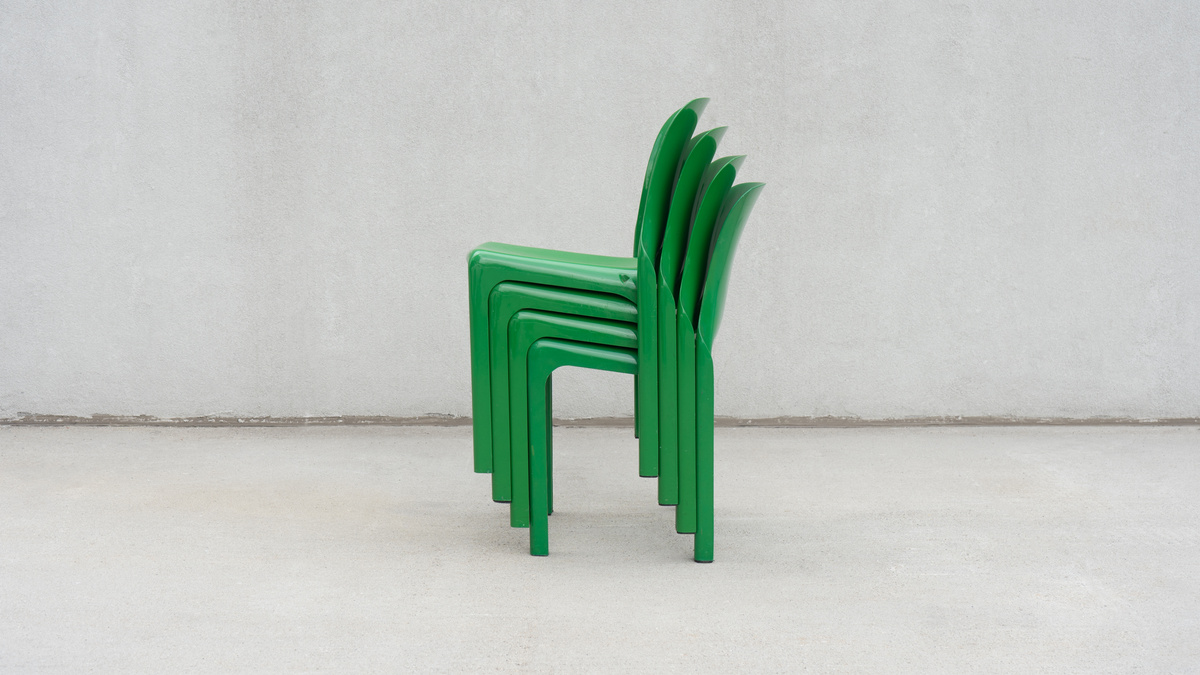 ARTEMIDE SELENE CHAIRS VICO MAGISTRETTI GREEN - sweeterfat