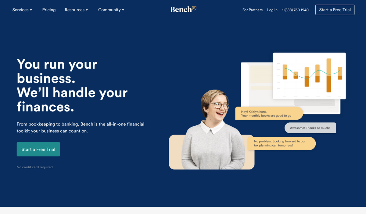 bench bookkeeping company