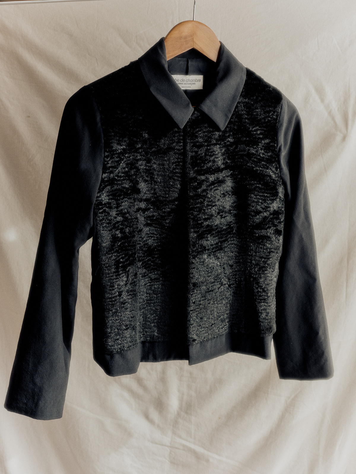 COMME des GARCONS robe de chambre Fur Jacket Goen Archive